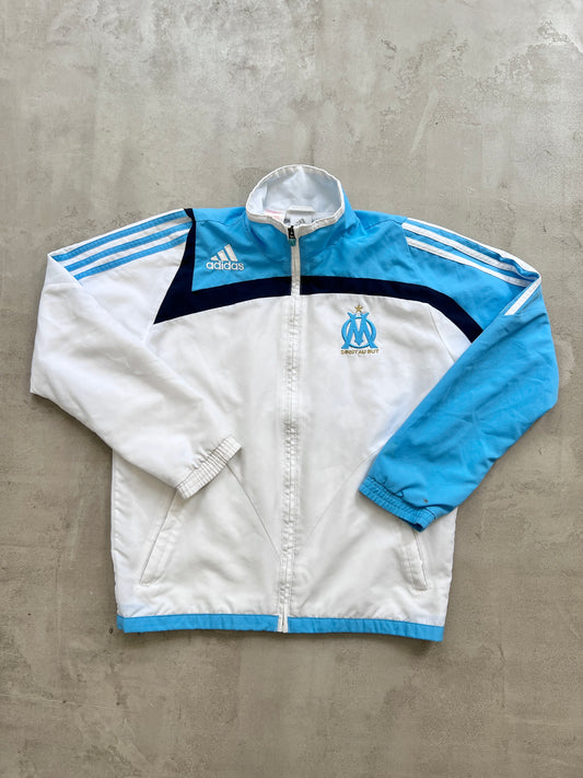 WHITE/BABY BLUE MARSEILLE TRACK JACKET - 2000S - XS/S