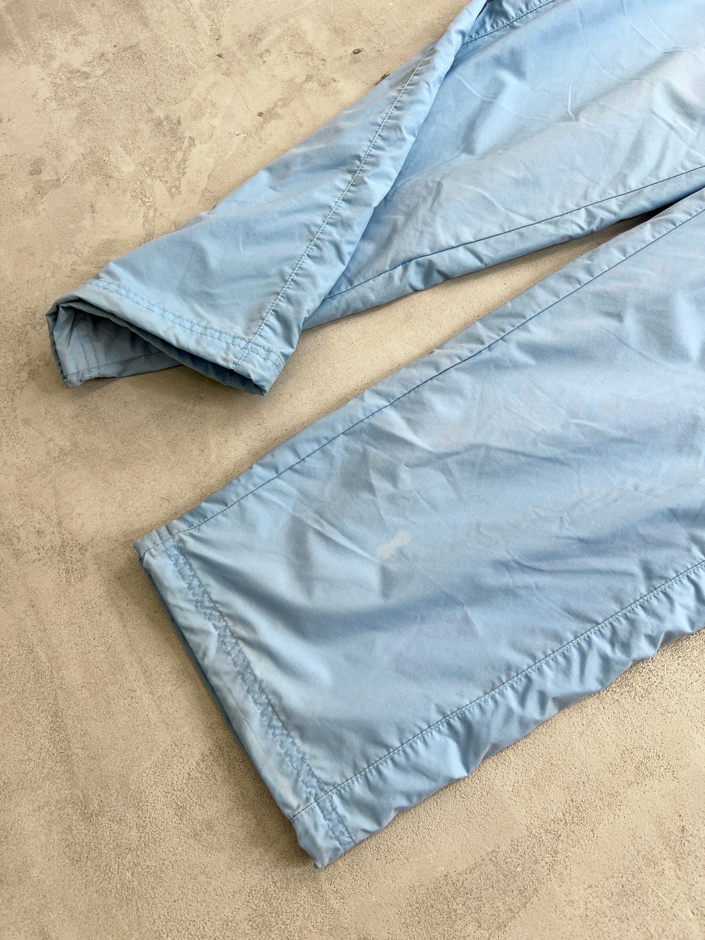 BABY BLUE NIKE HEX TRACK PANTS - 2000S - L/M