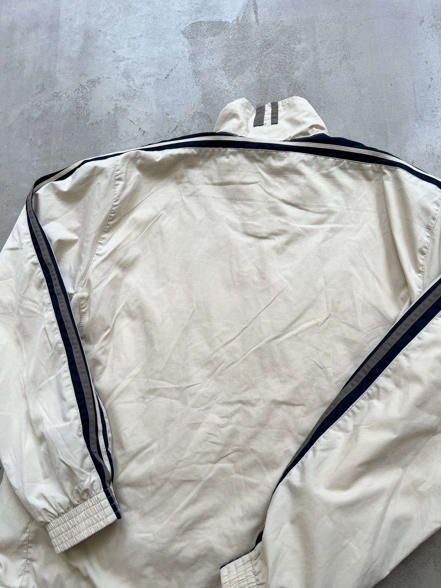 LIGHT BEIGE NIKE TRACK JACKET - 2000S - L/M