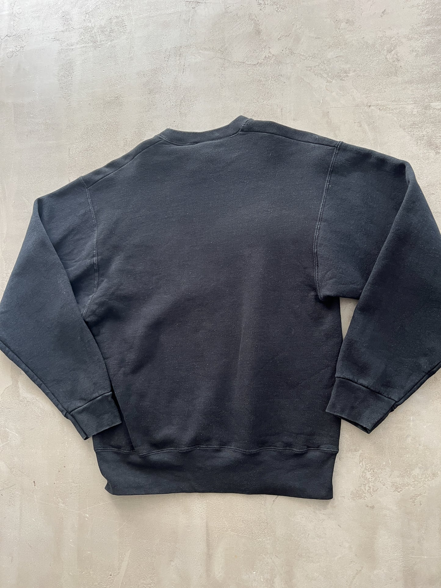 BLACK PORSCHE SWEATER - 1990S - L