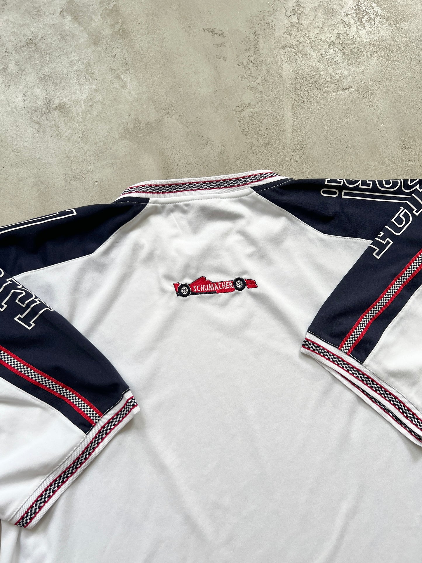 WHITE FERRARI X SCHUHMACHER RACING JERSEY - 1996