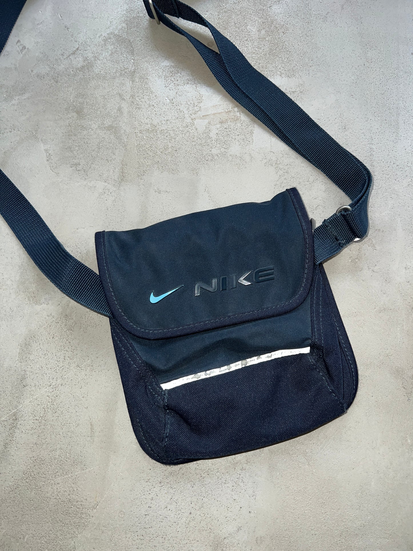 NAVY NIKE BAG REFLECTIVE - 2000S