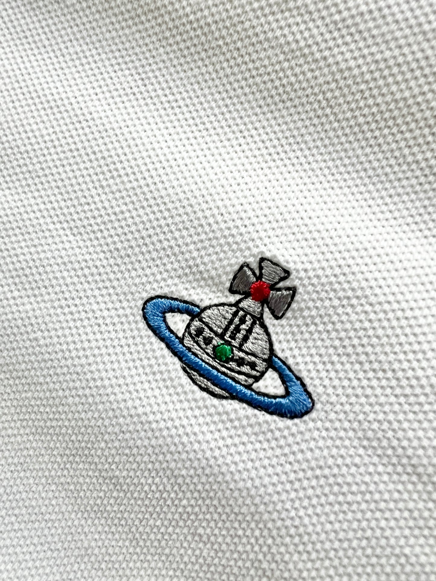 WHITE VIVIENNE WESTWOOD POLO - 2000S - M