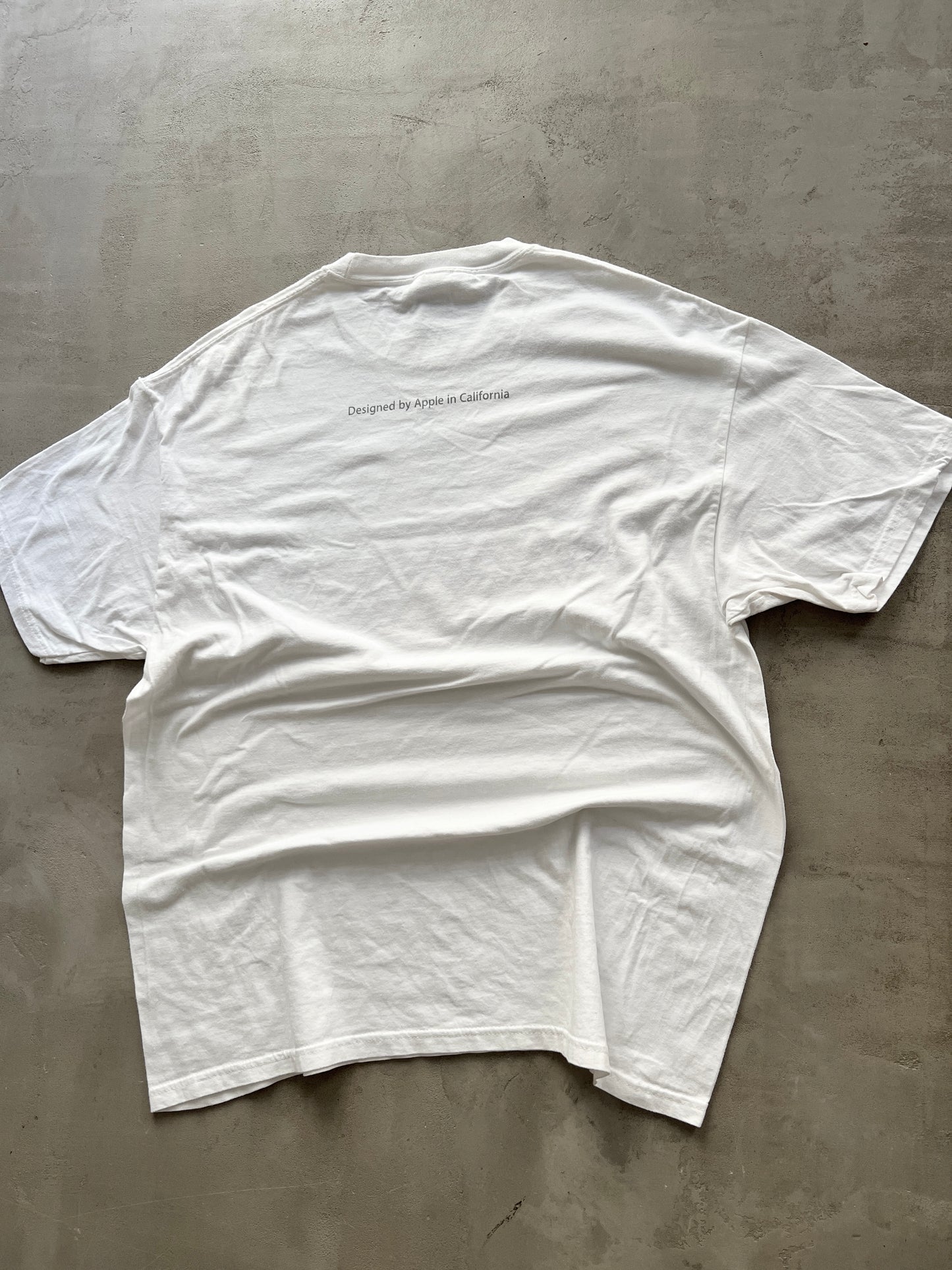 WHITE APPLE PROMO TEE - 2000S - L/XL