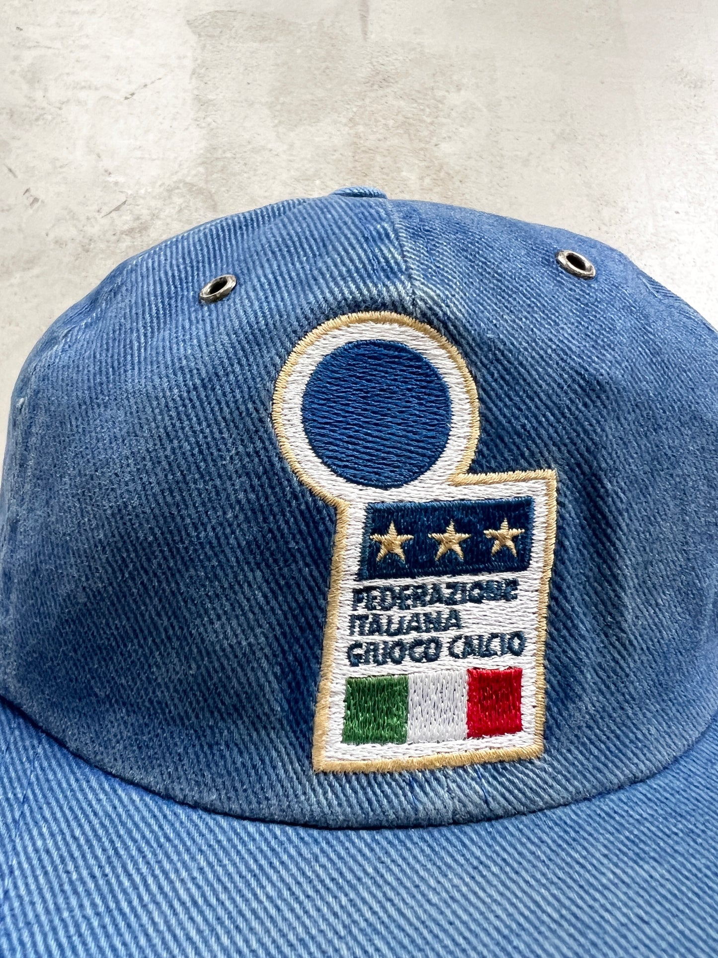 FADED BLUE ITALY NIKE CAP - 1990S