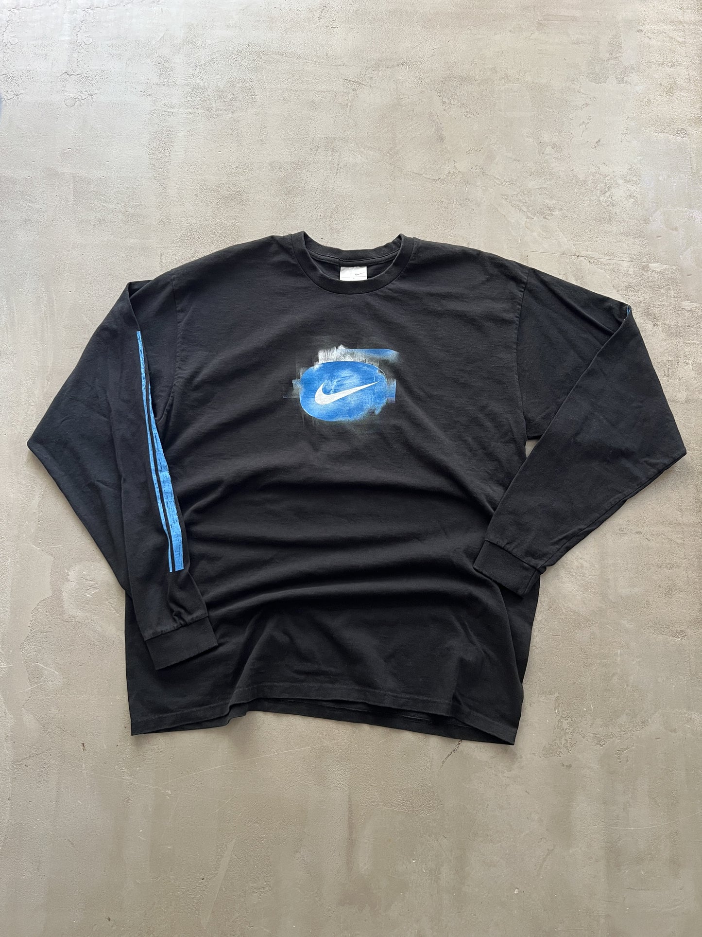 BLACK NIKE LONGSLEEVE - 1990S - XL