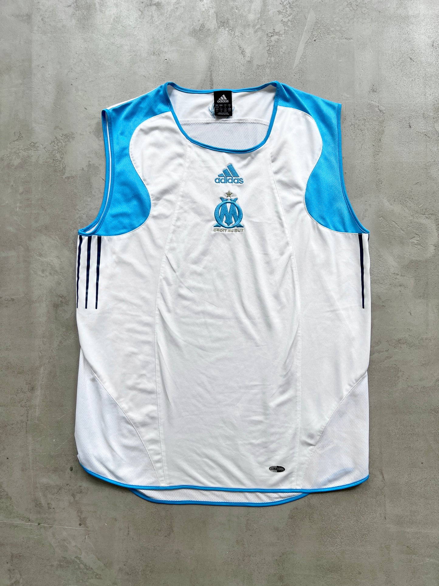 WHITE/BABY BLUE MARSEILLE TANKTOP - 2000S