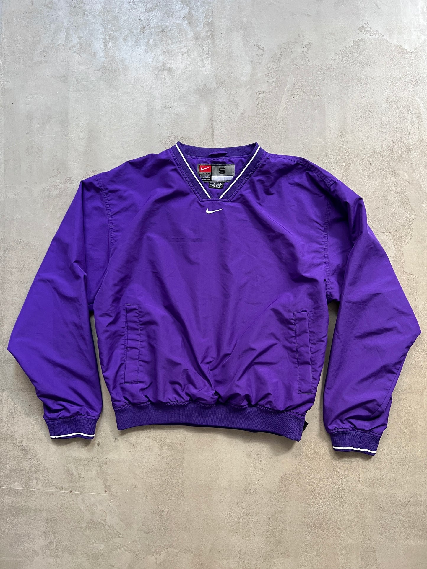 PURPLE NIKE SWEATER - 1990S - S