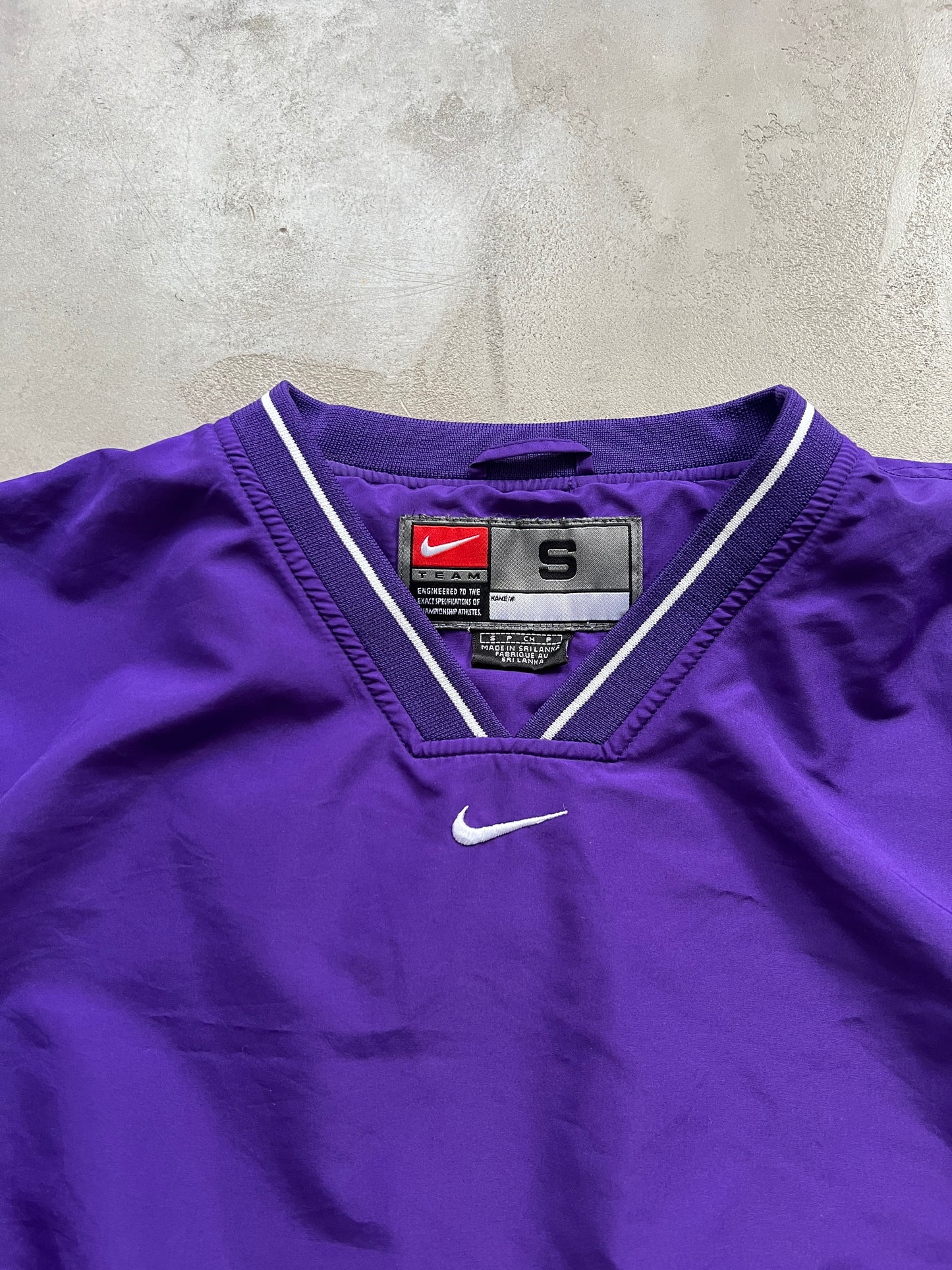 PURPLE NIKE SWEATER - 1990S - S