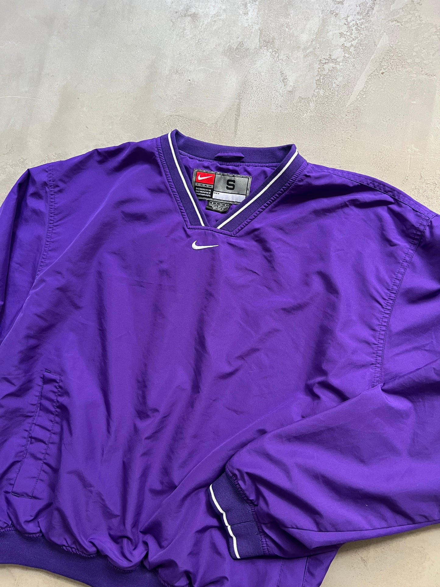 PURPLE NIKE SWEATER - 1990S - S