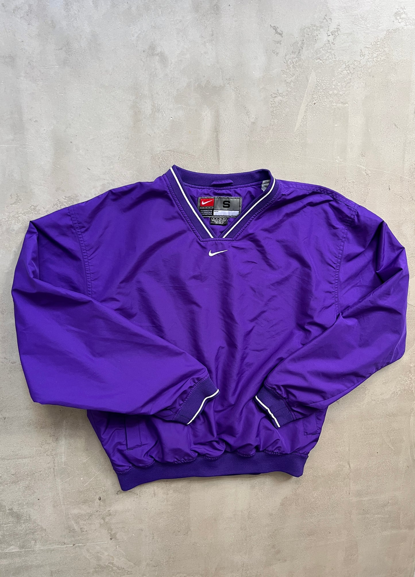 PURPLE NIKE SWEATER - 1990S - S