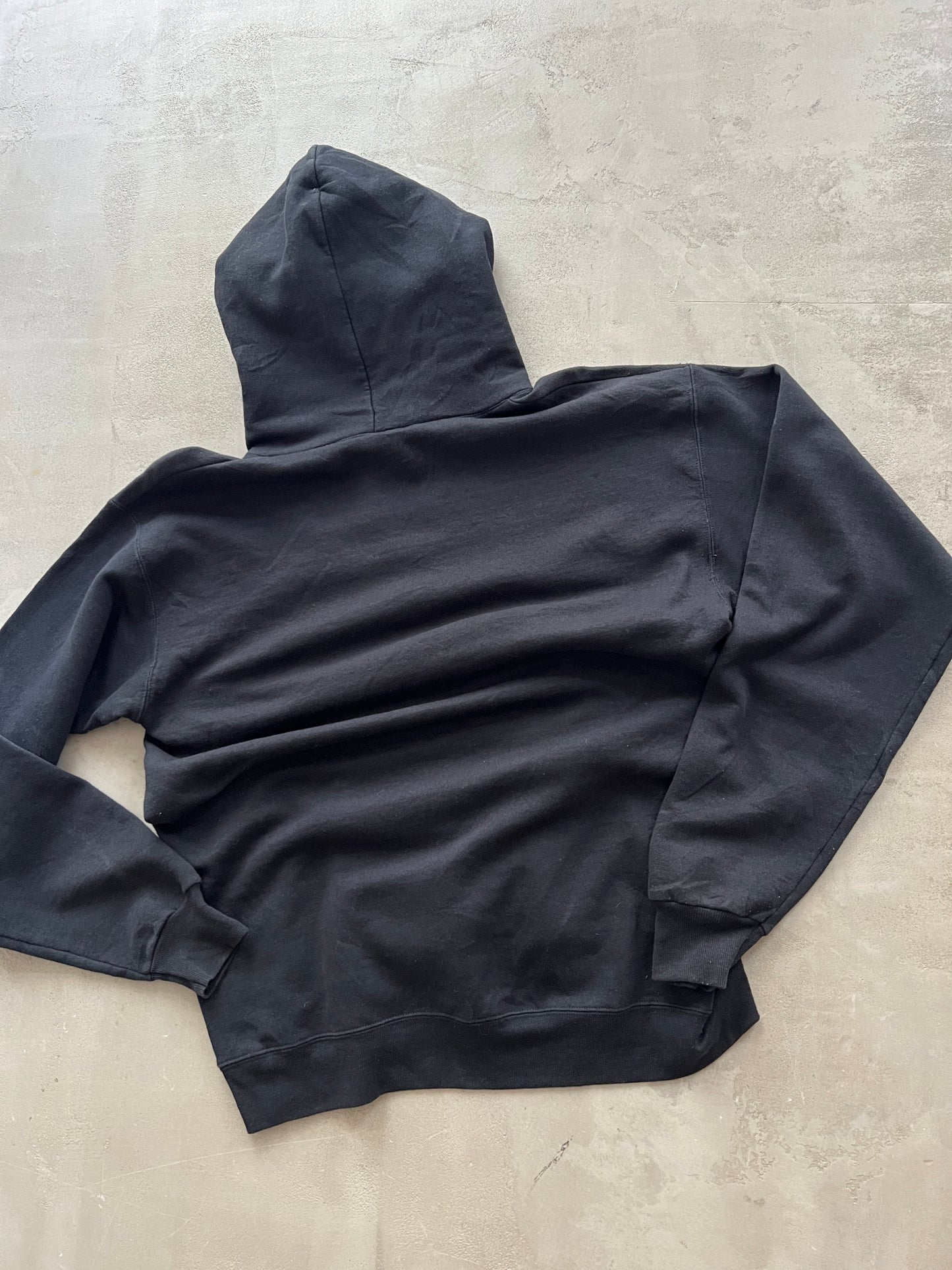 BLACK ROLEX HOODIE - 2000S - M