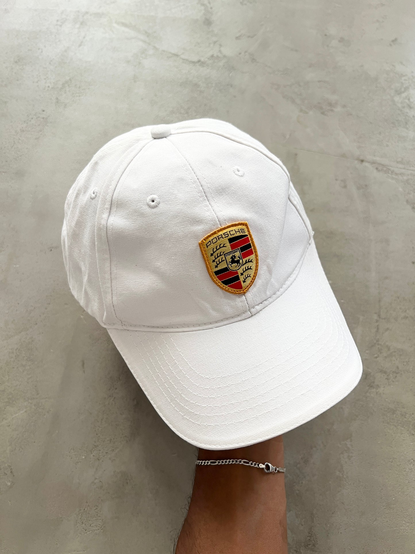 WHITE PORSCHE CAP - 2000S