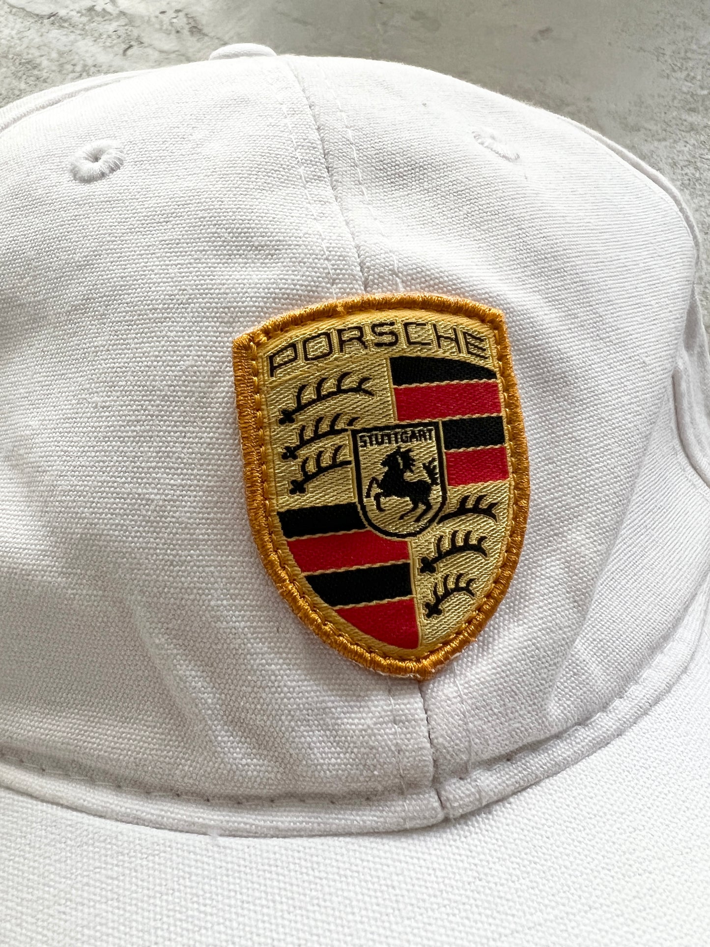 WHITE PORSCHE CAP - 2000S