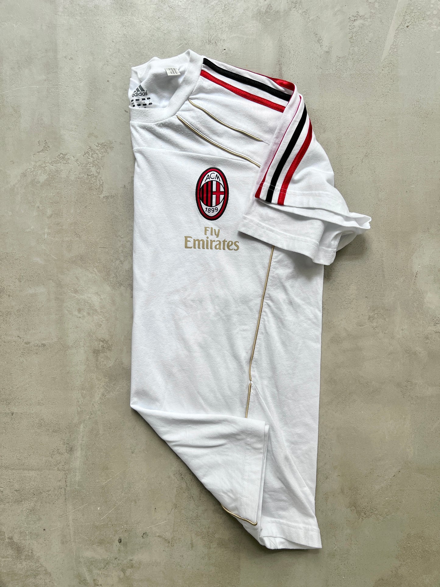 WHITE AC MILAN TEE - 2000S - XL