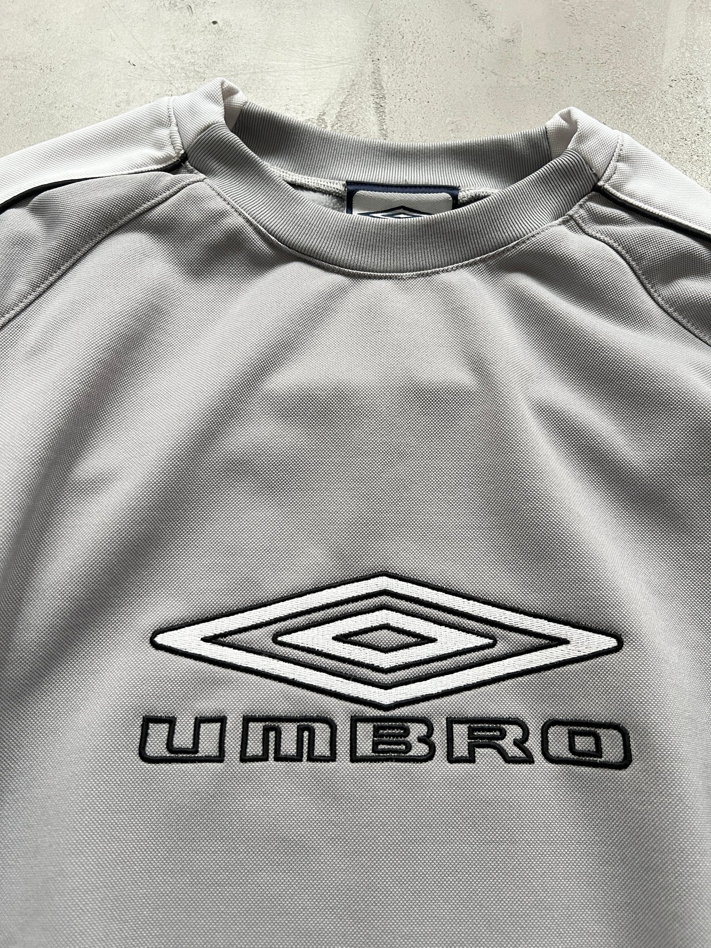 GREY/WHITE UMBRO SWEATER