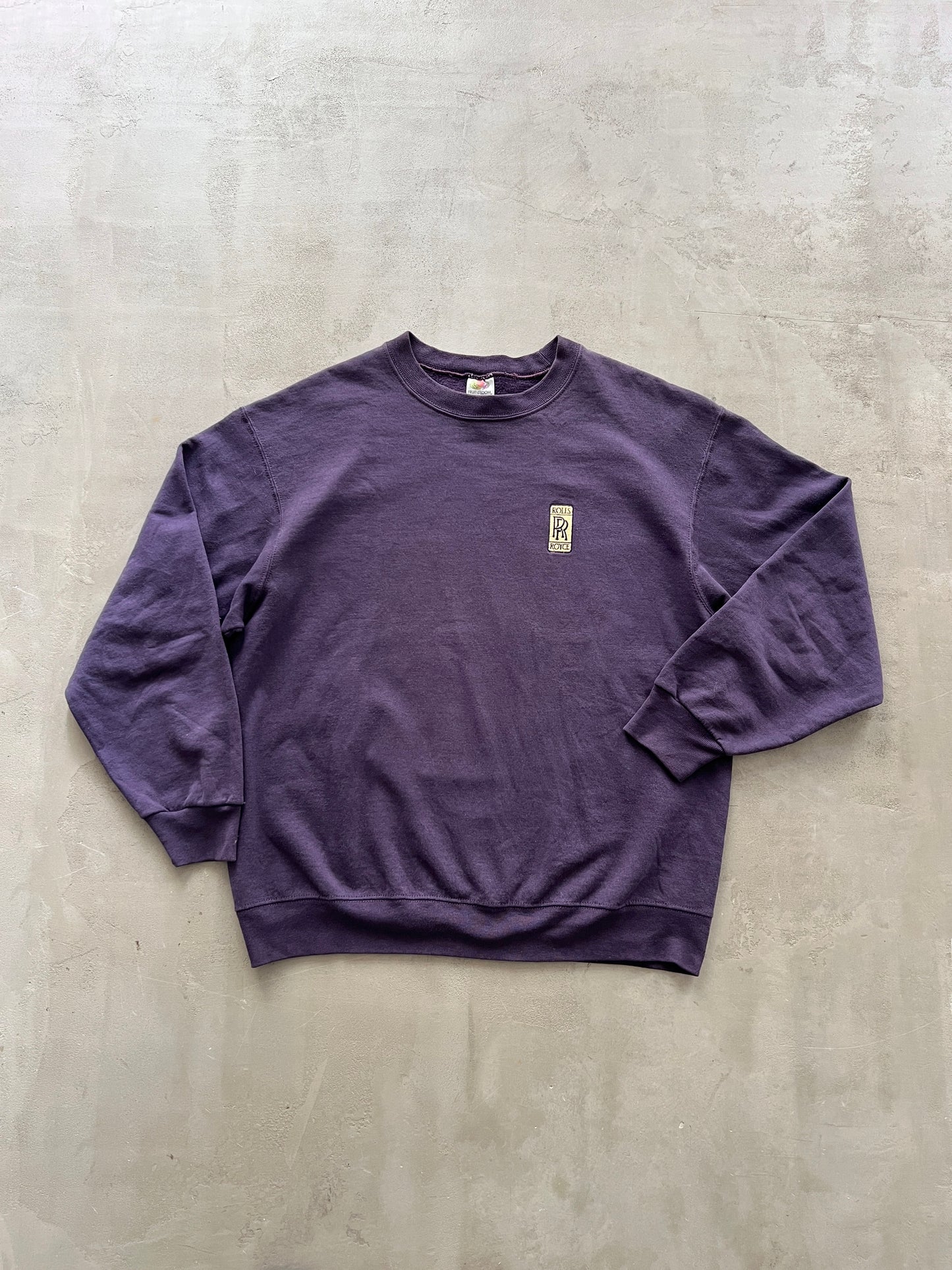 PURPLE ROLLS ROYCE SWEATER - 1990S - L/M