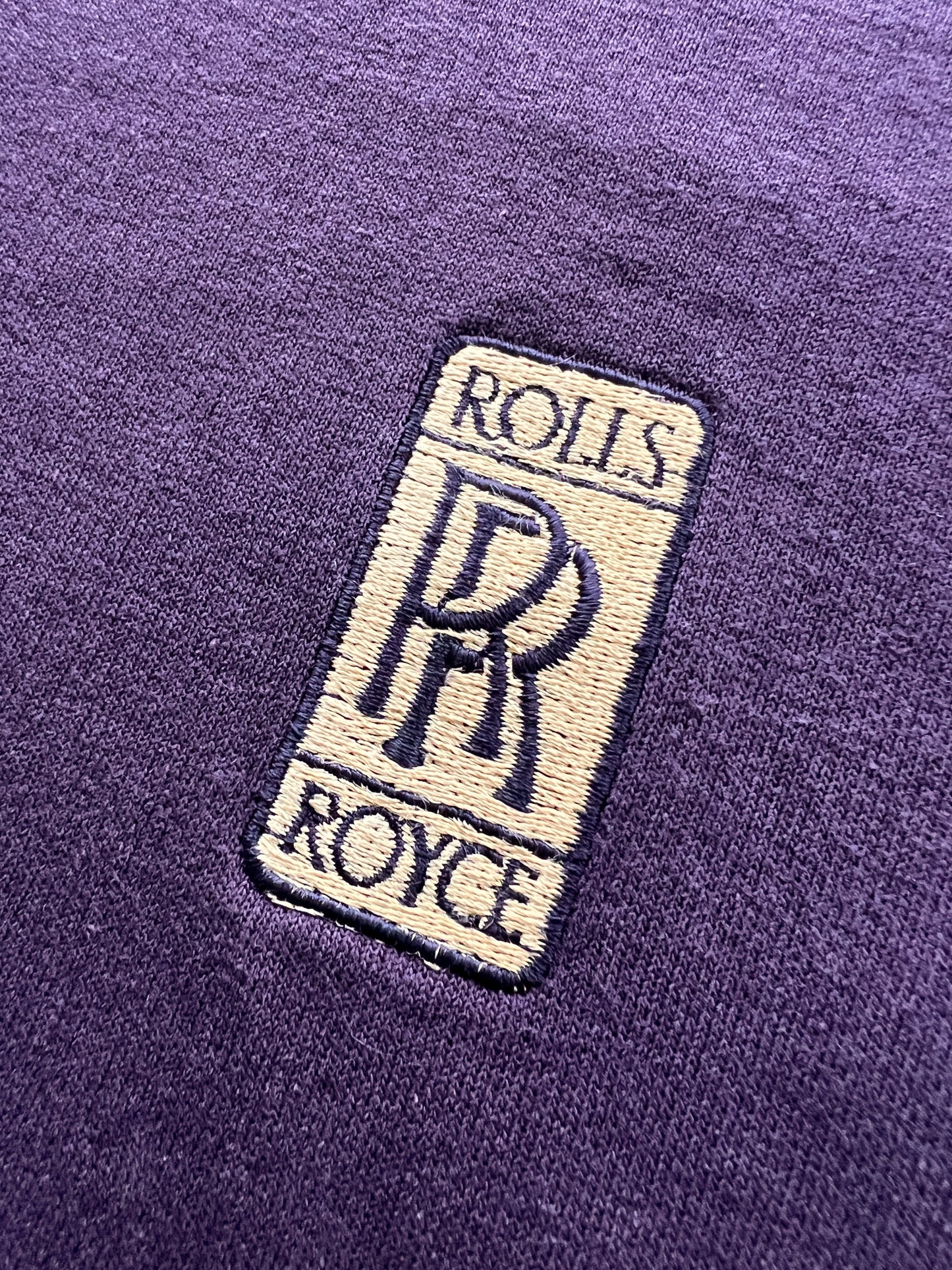 PURPLE ROLLS ROYCE SWEATER - 1990S - L/M