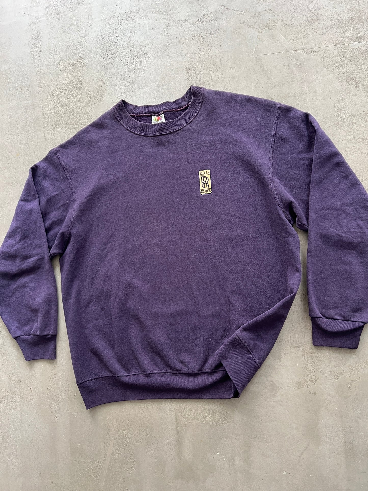 PURPLE ROLLS ROYCE SWEATER - 1990S - L/M