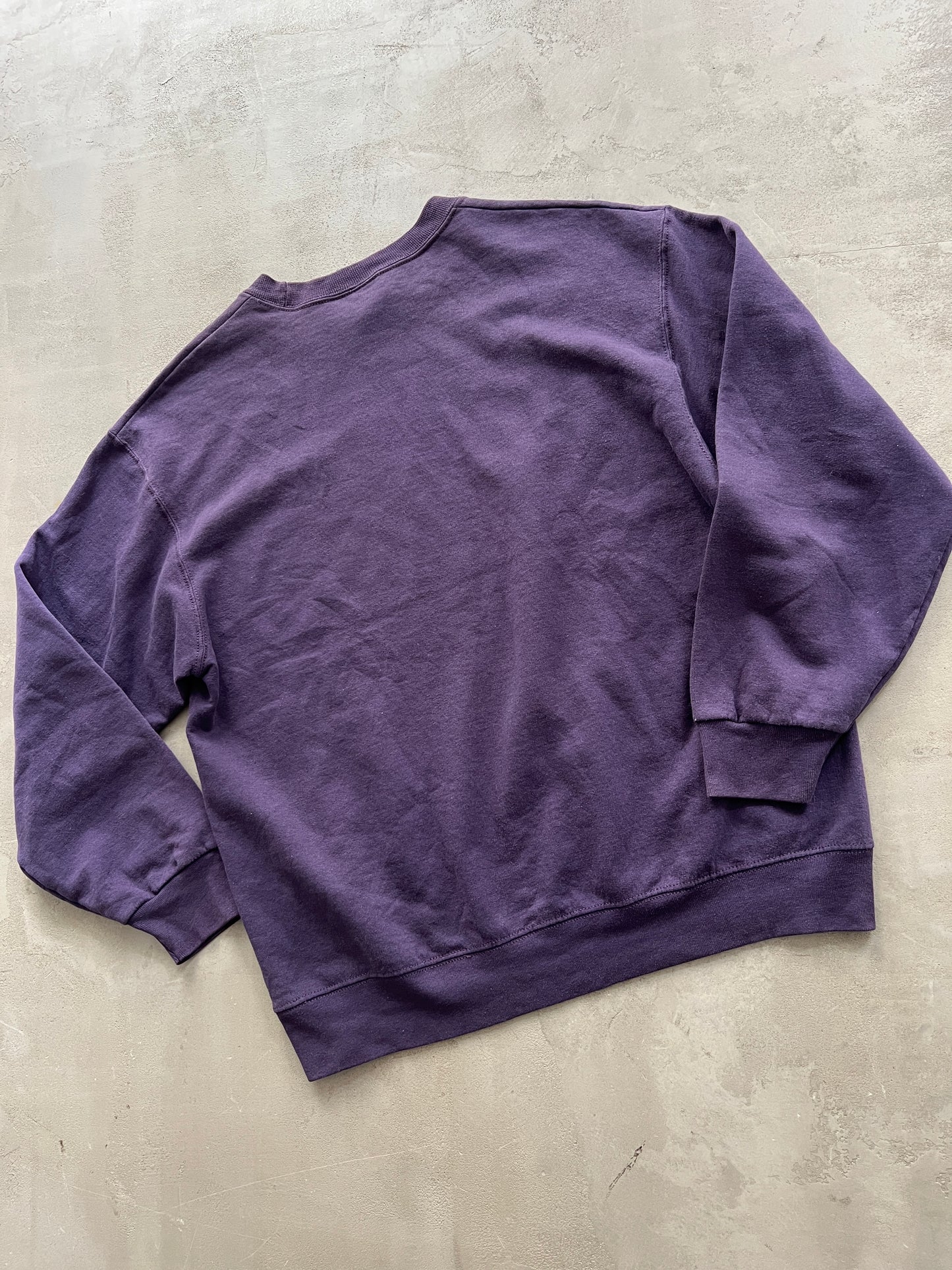 PURPLE ROLLS ROYCE SWEATER - 1990S - L/M