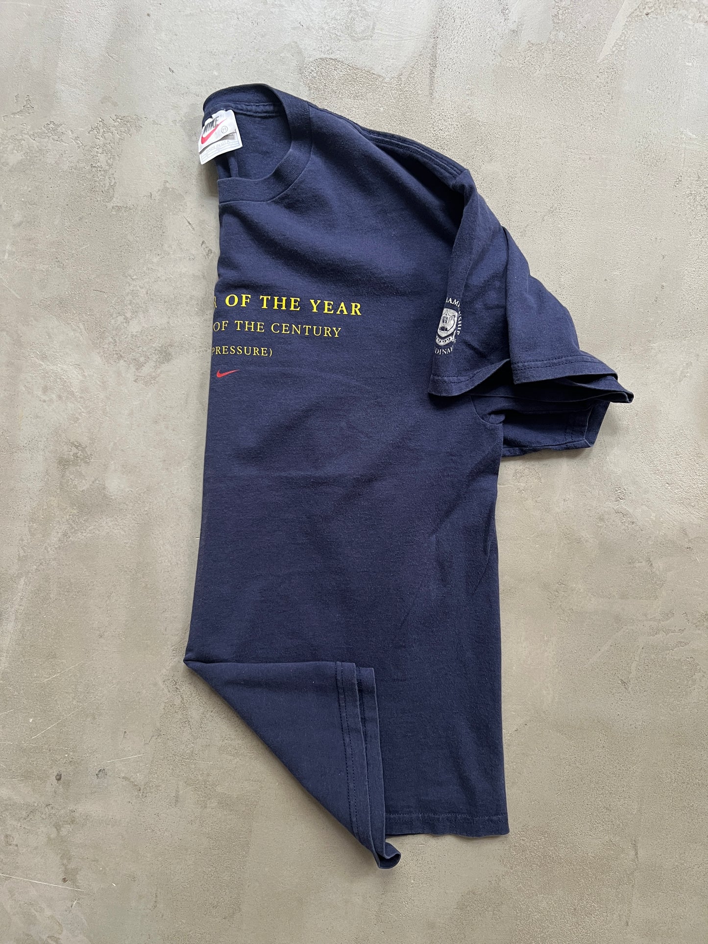 FADED NAVY NIKE GOLF PGA TEE - 1990S - M/L