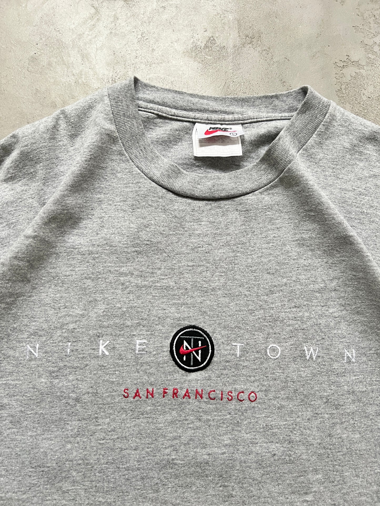 GREY NIKE TOWN SAN FRANCISCO TEE- 1990S - XL