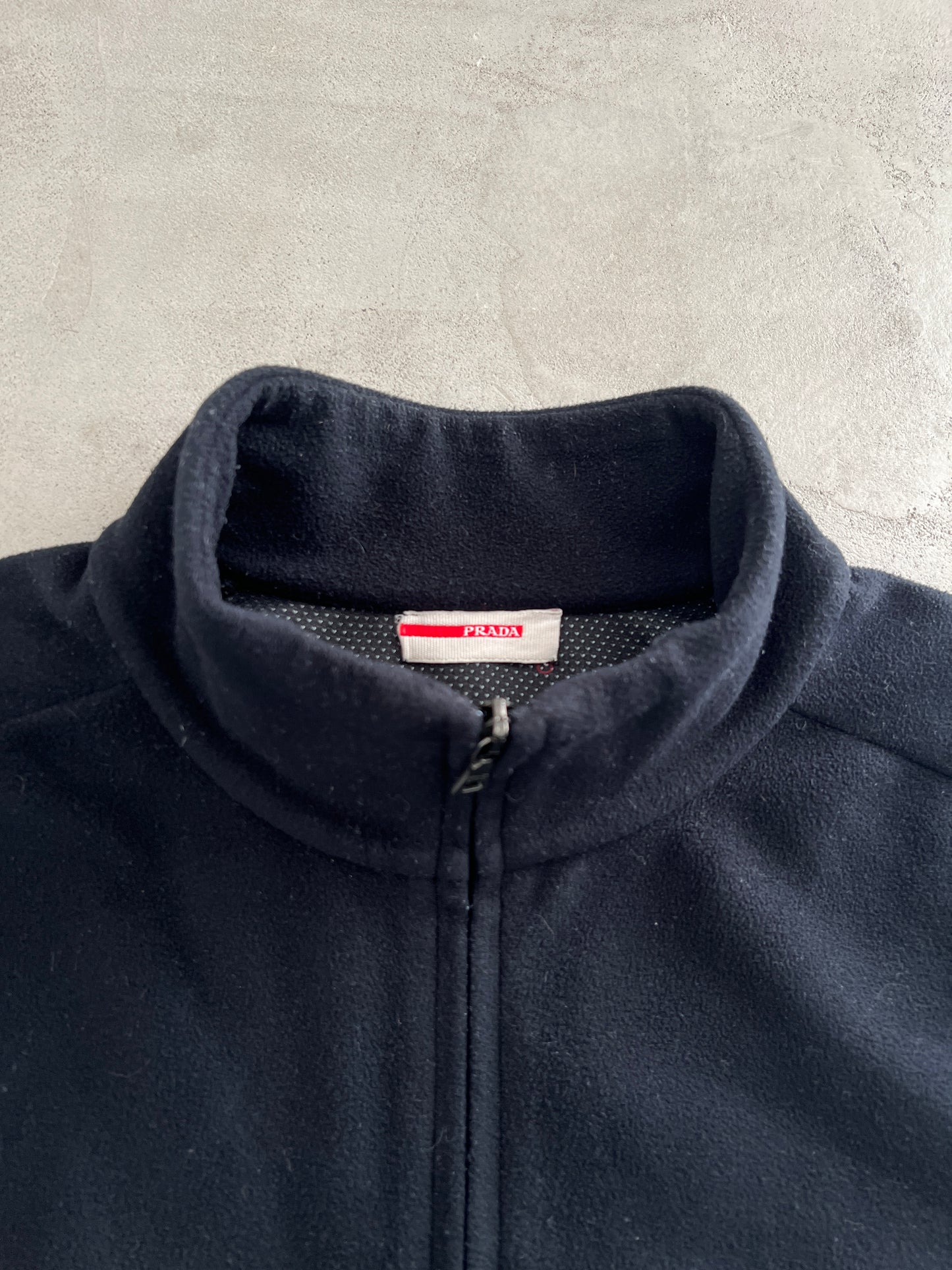 BLACK/DARK NAVY PRADA LUNA ROSSA FLEECE - 2000S - XL/L