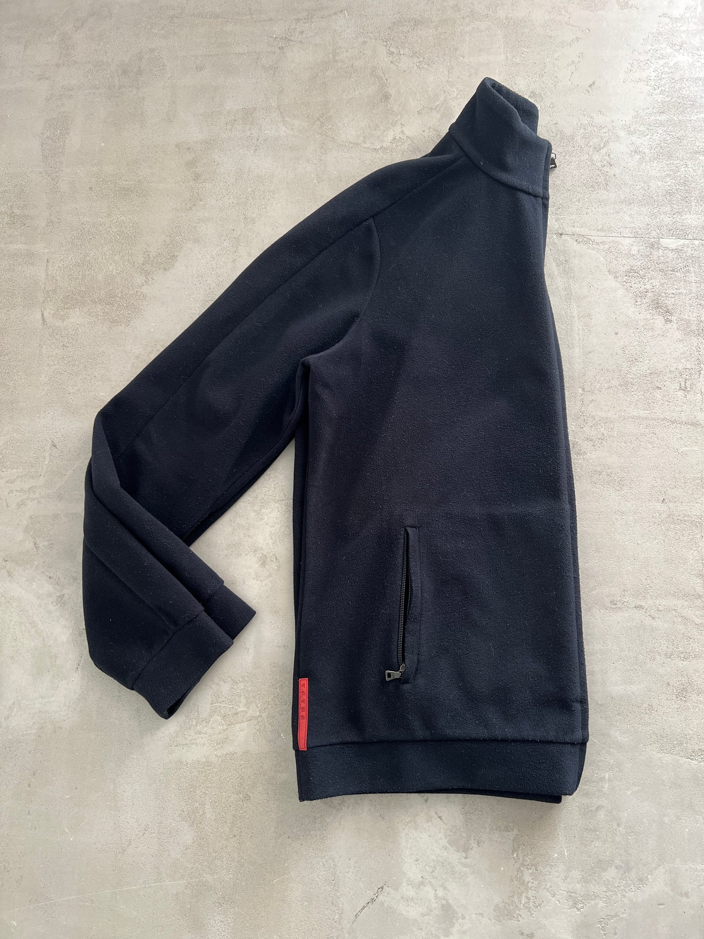 BLACK/DARK NAVY PRADA LUNA ROSSA FLEECE - 2000S - XL/L