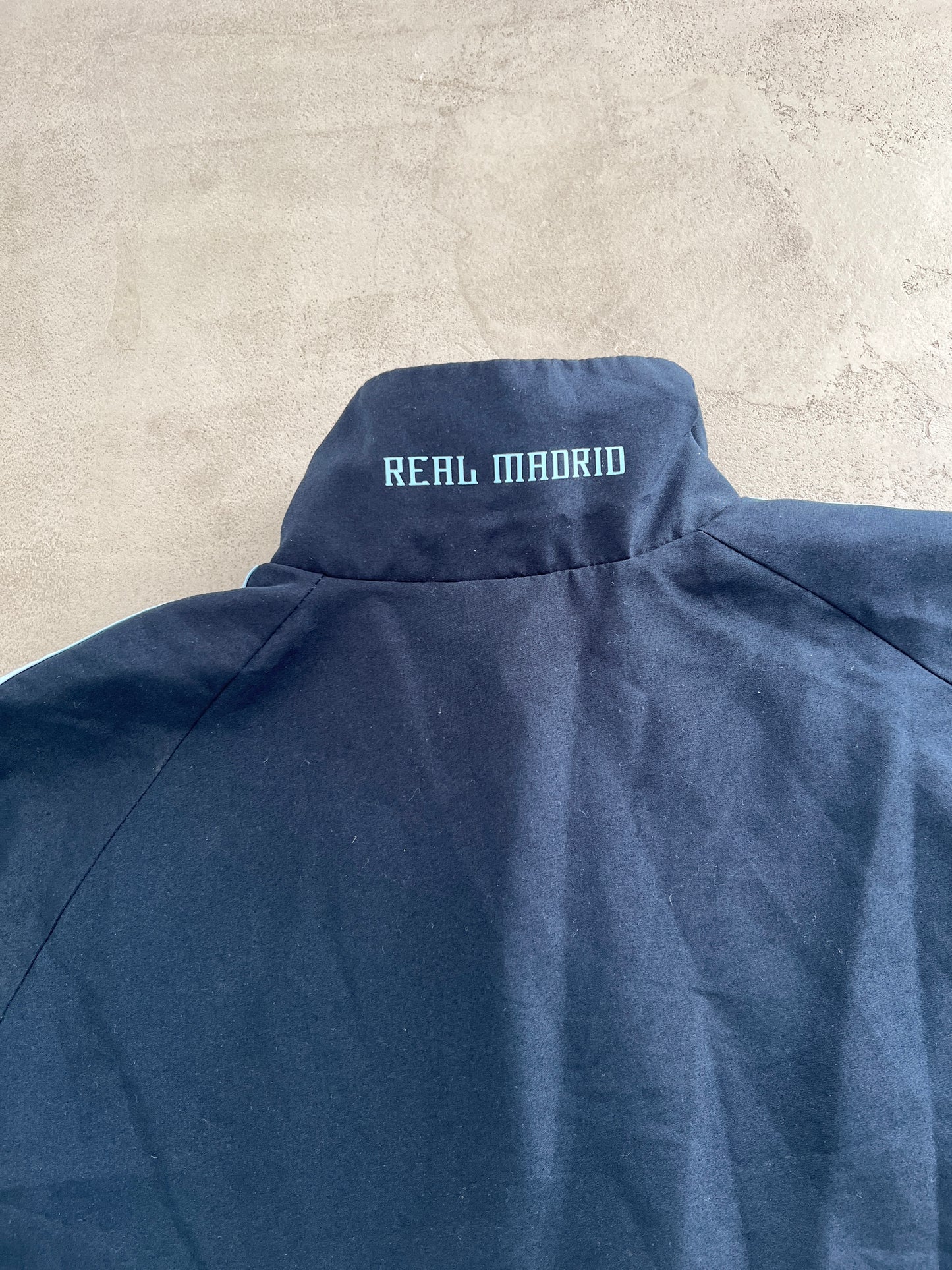 NAVY/BABY BLUE REAL MADRID TRACK JACKET - 2000S - L/XL