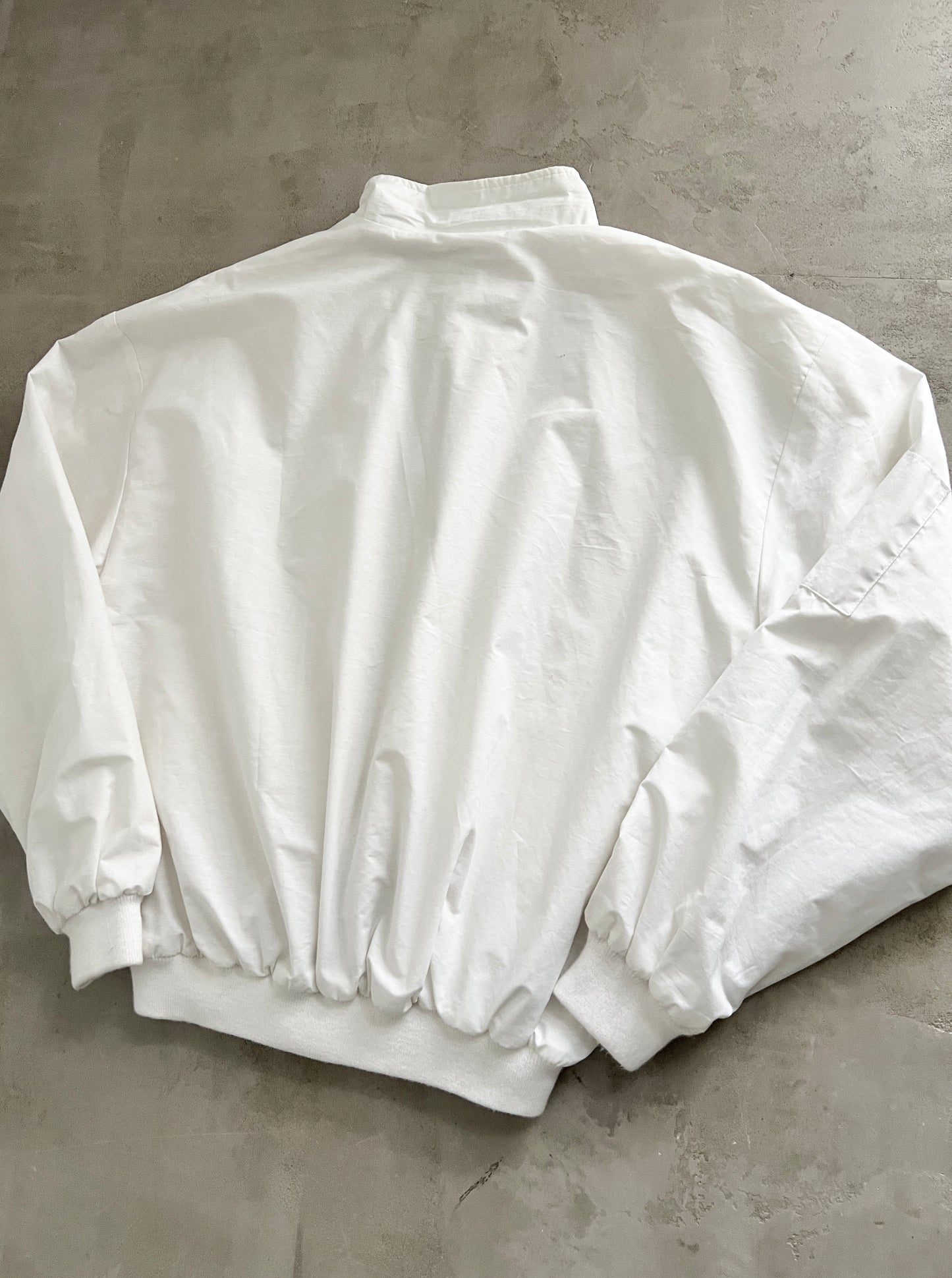 WHITE APPLE JACKET - 1980S - L/M