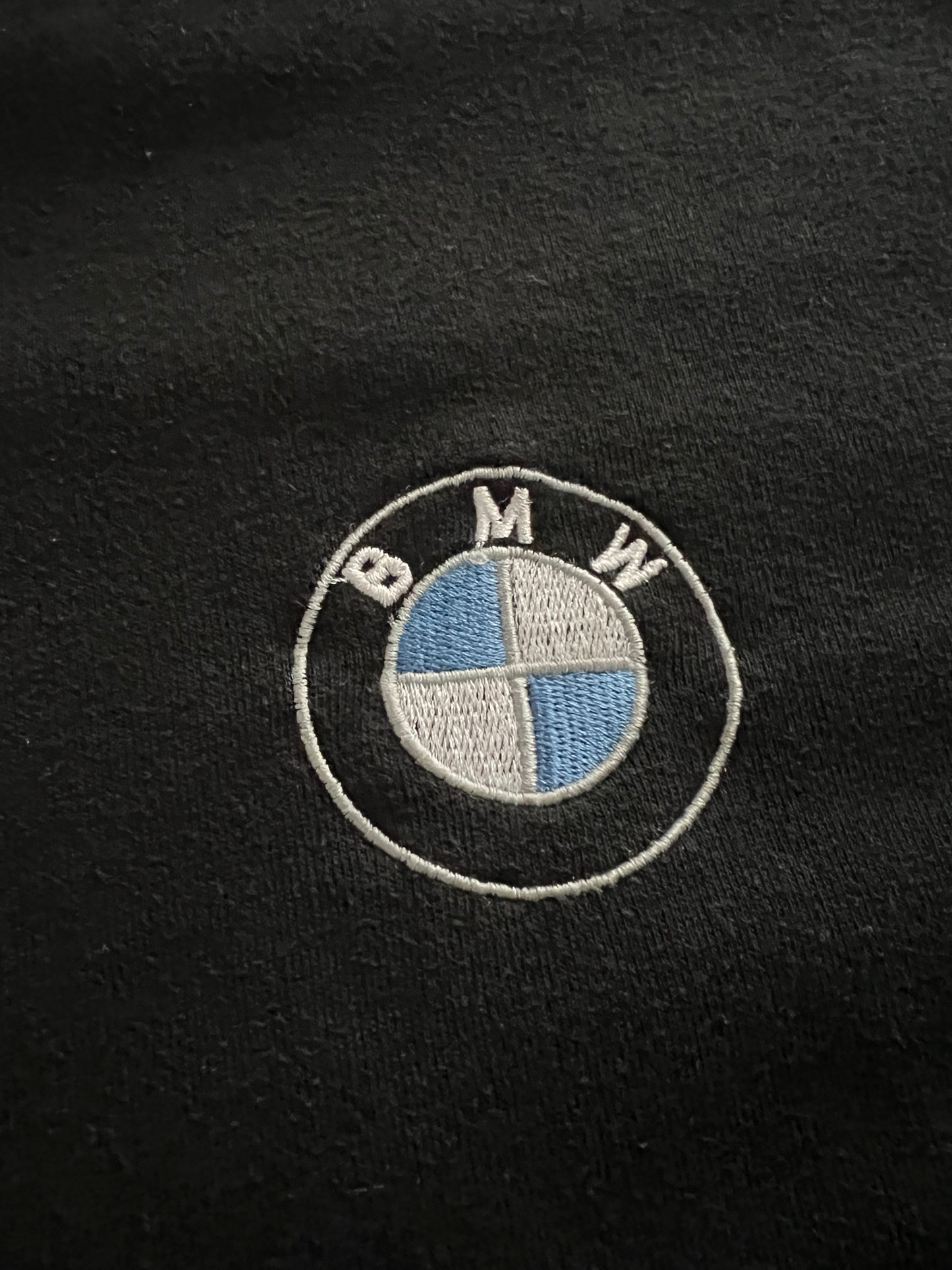 BLACK BMW SWEATER - 1990S - XXL