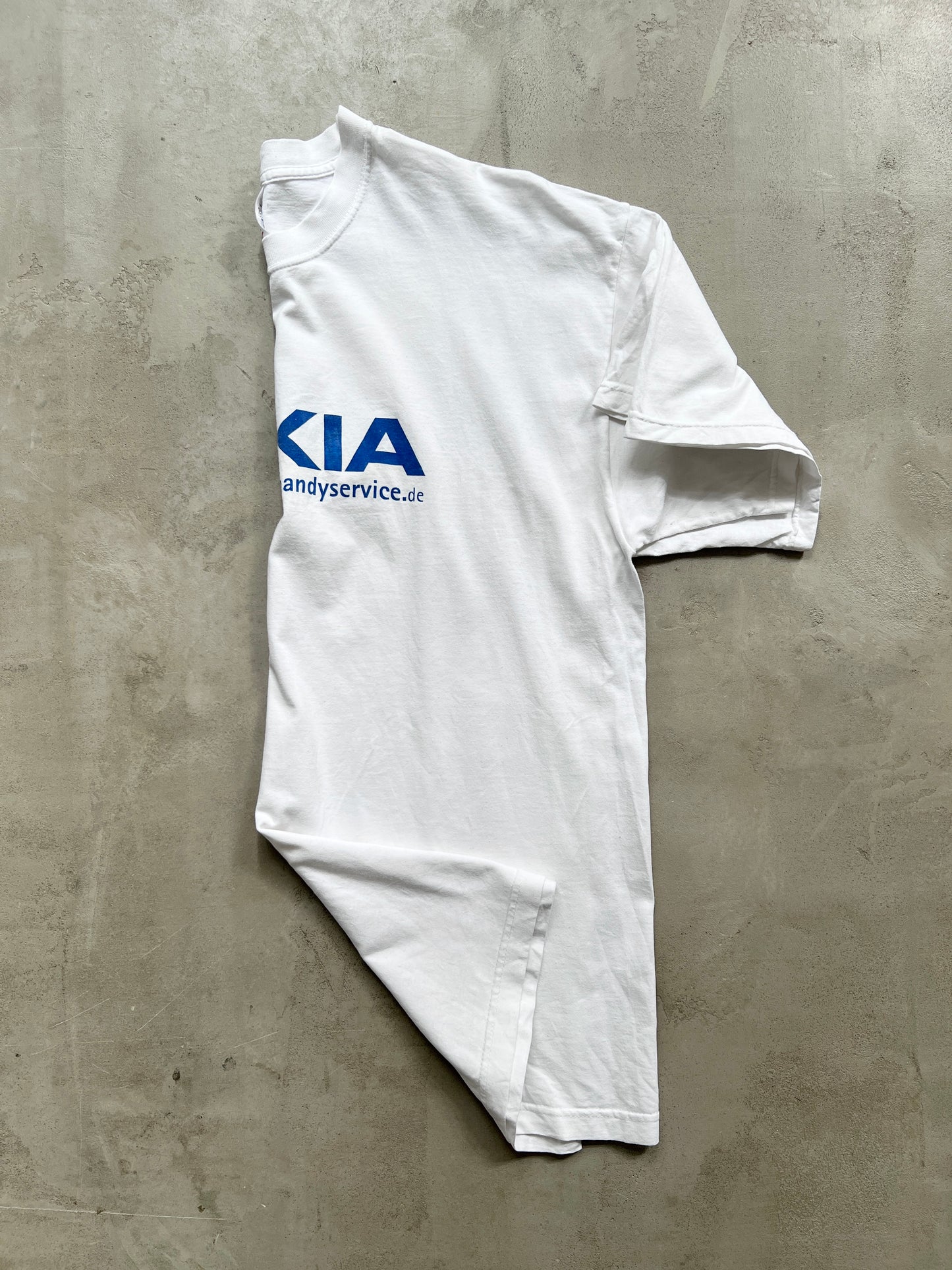 WHITE NOKIA PROMO TEE - 2000S - L/XL