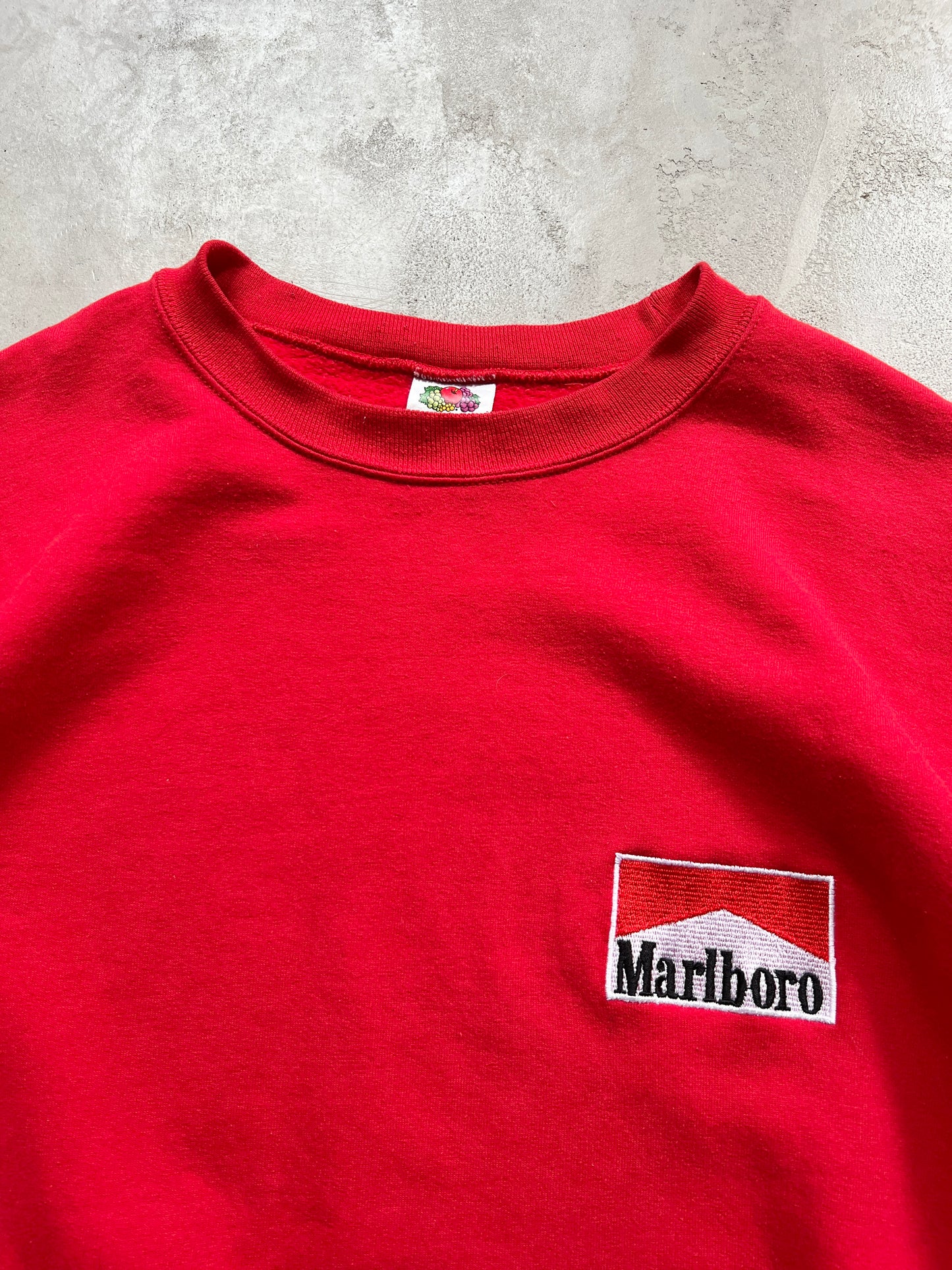 RED MARLBORO SWEATER - 1990S - L