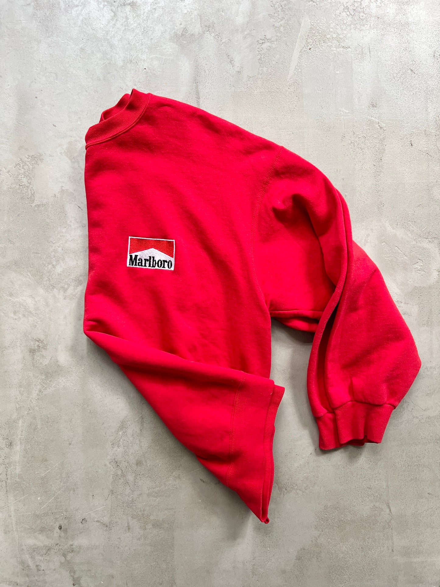 RED MARLBORO SWEATER - 1990S - L