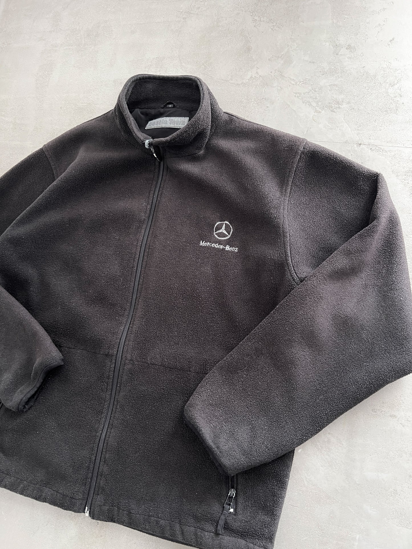 BLACK MERCEDES BENZ FLEECE - 2000S - L/XL