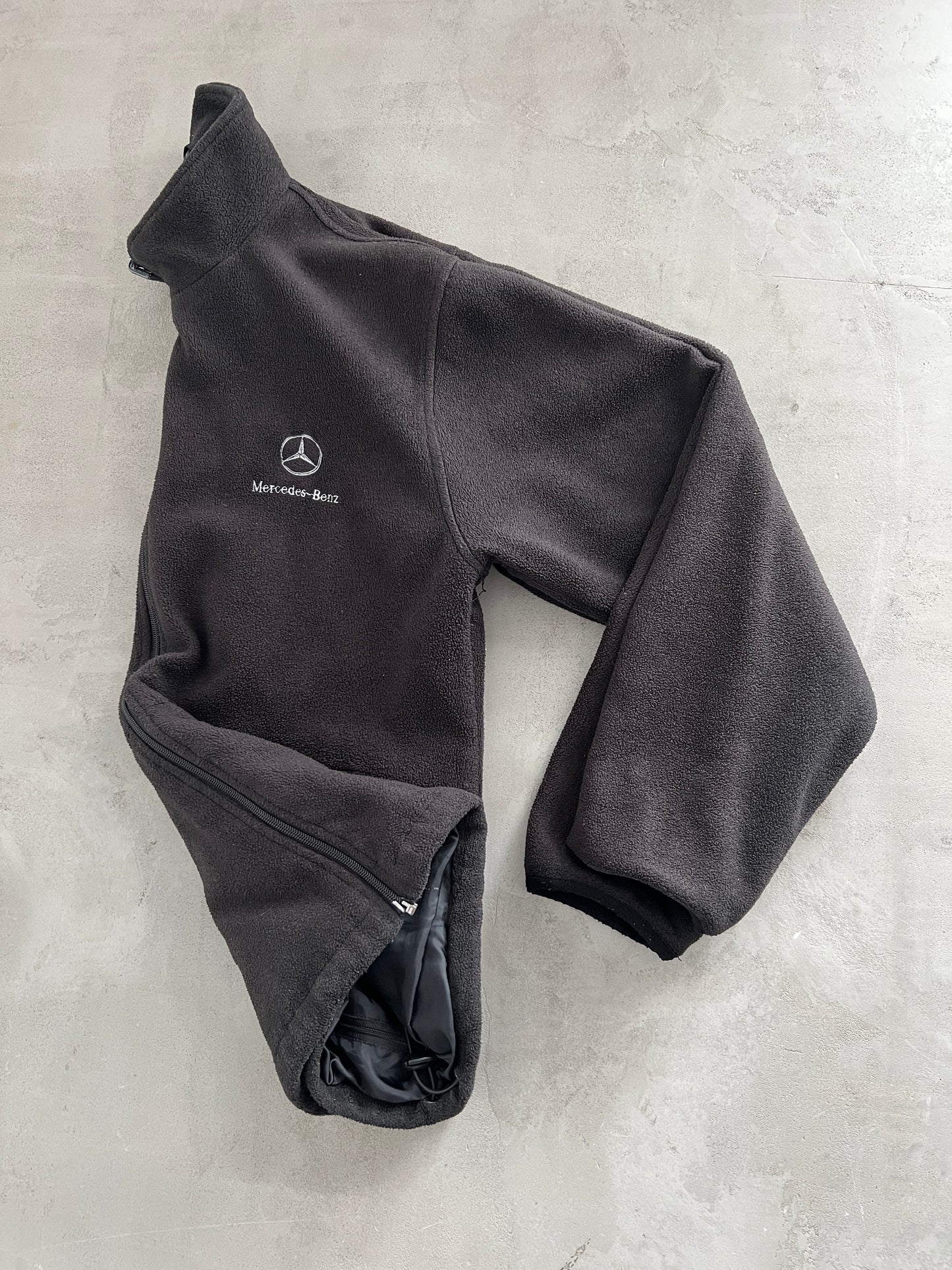 BLACK MERCEDES BENZ FLEECE - 2000S - L/XL