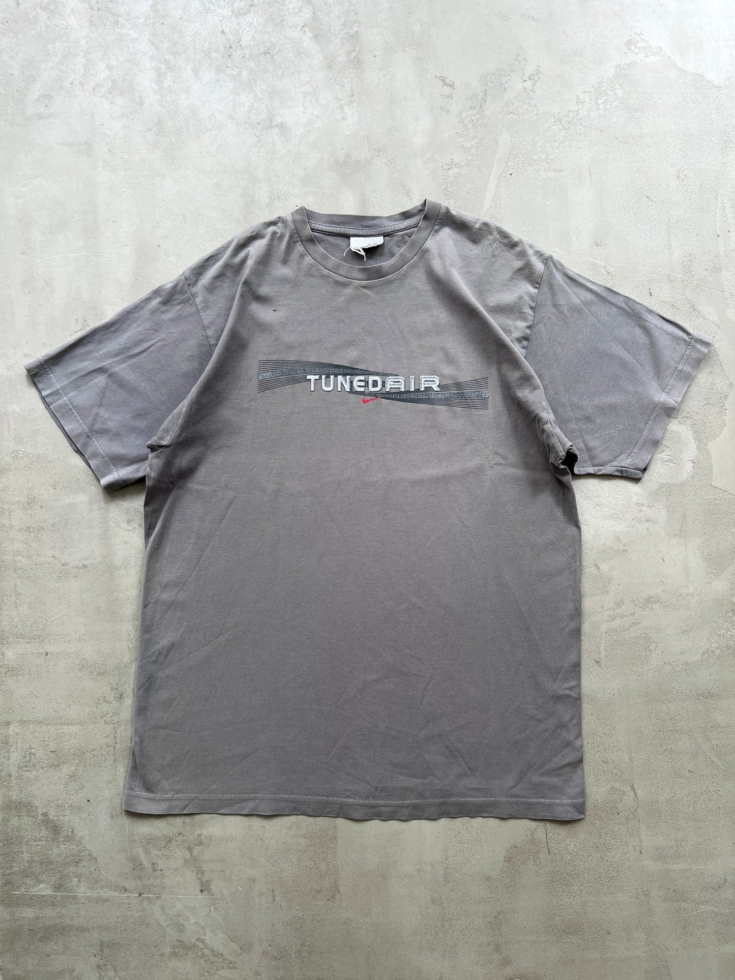 FADED GREY NIKE TN TEE - 1990S - XL