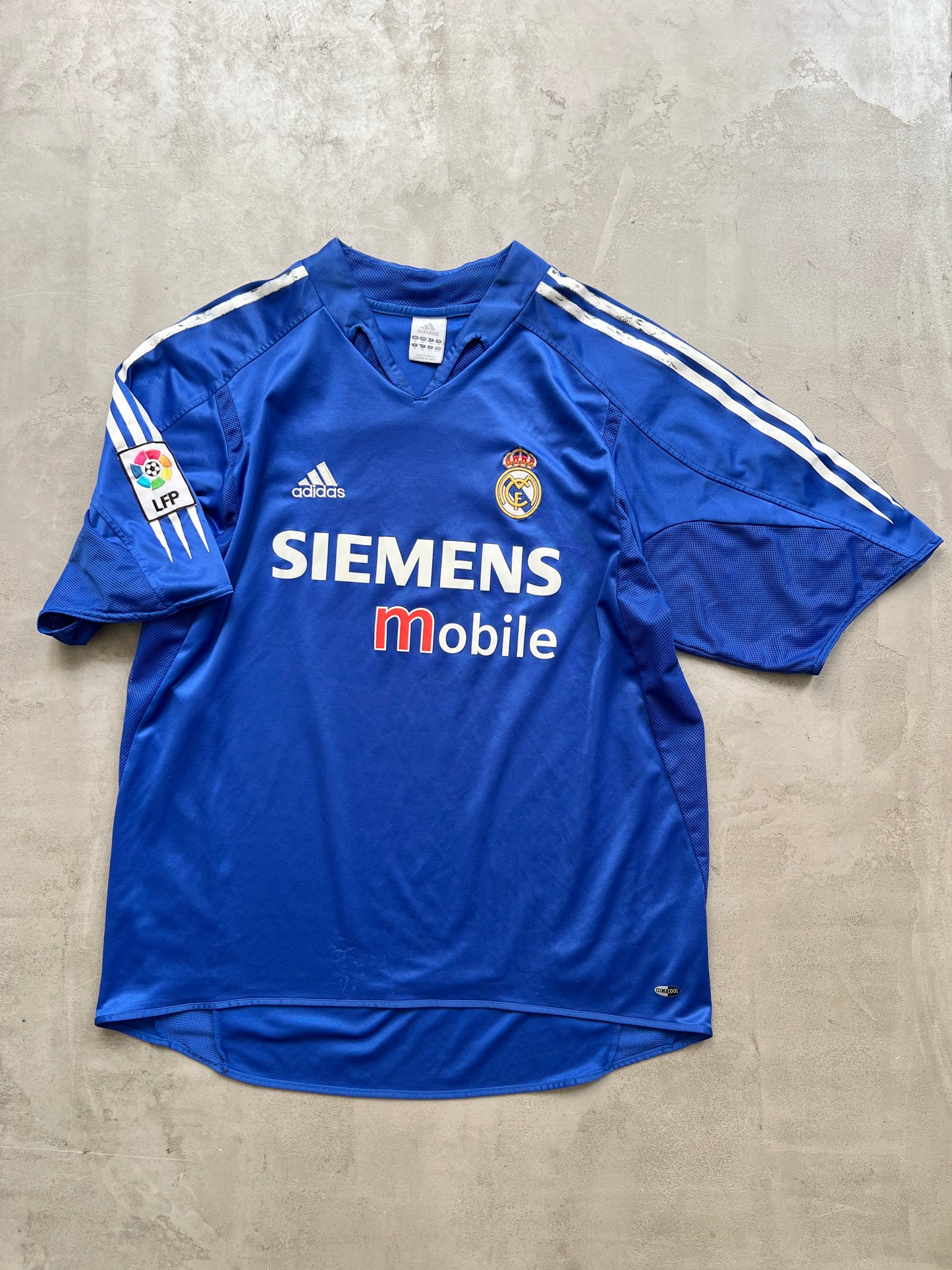 BLUE REAL MADRID JERSEY - 2000S - XL