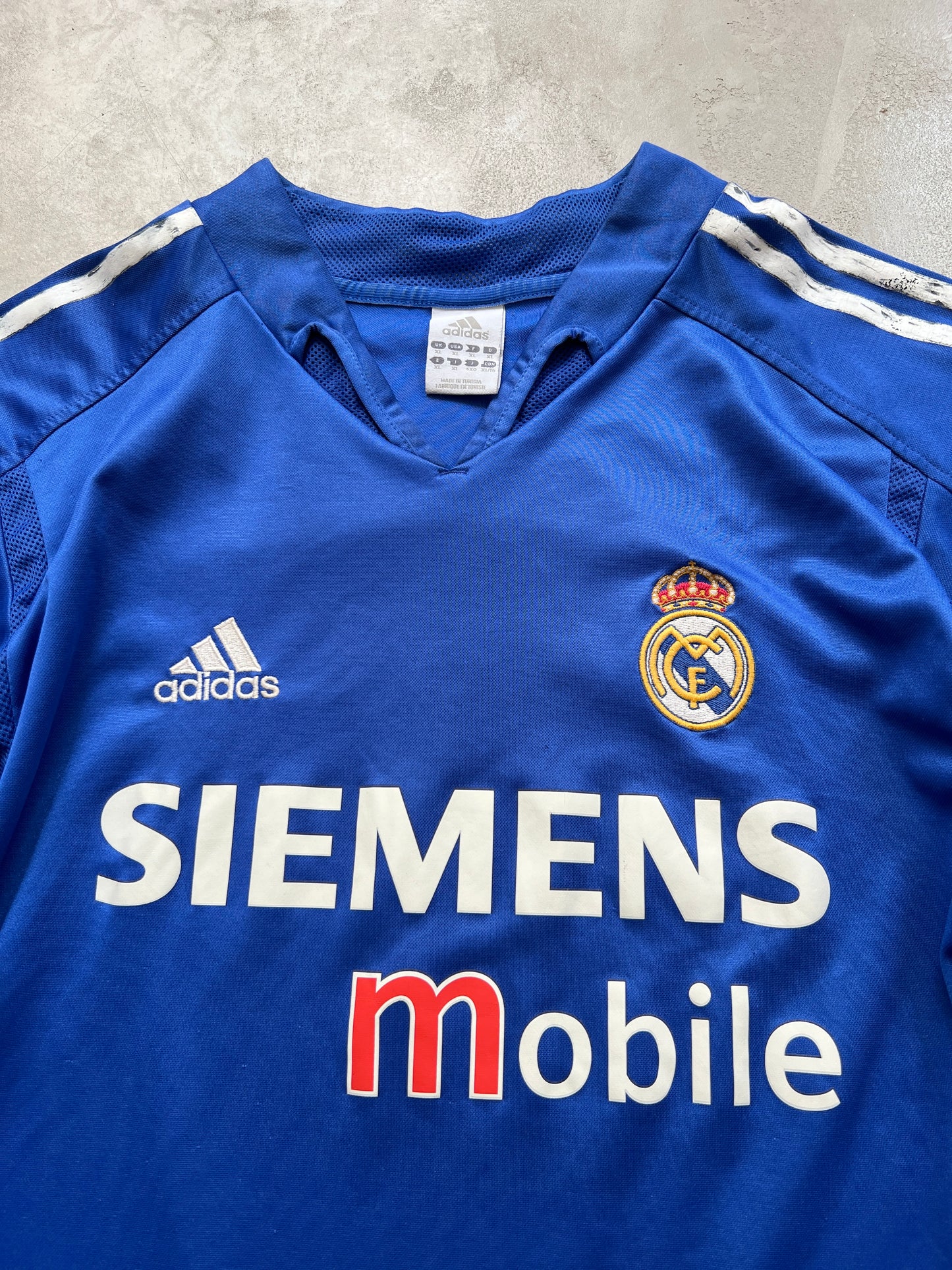 BLUE REAL MADRID JERSEY - 2000S - XL