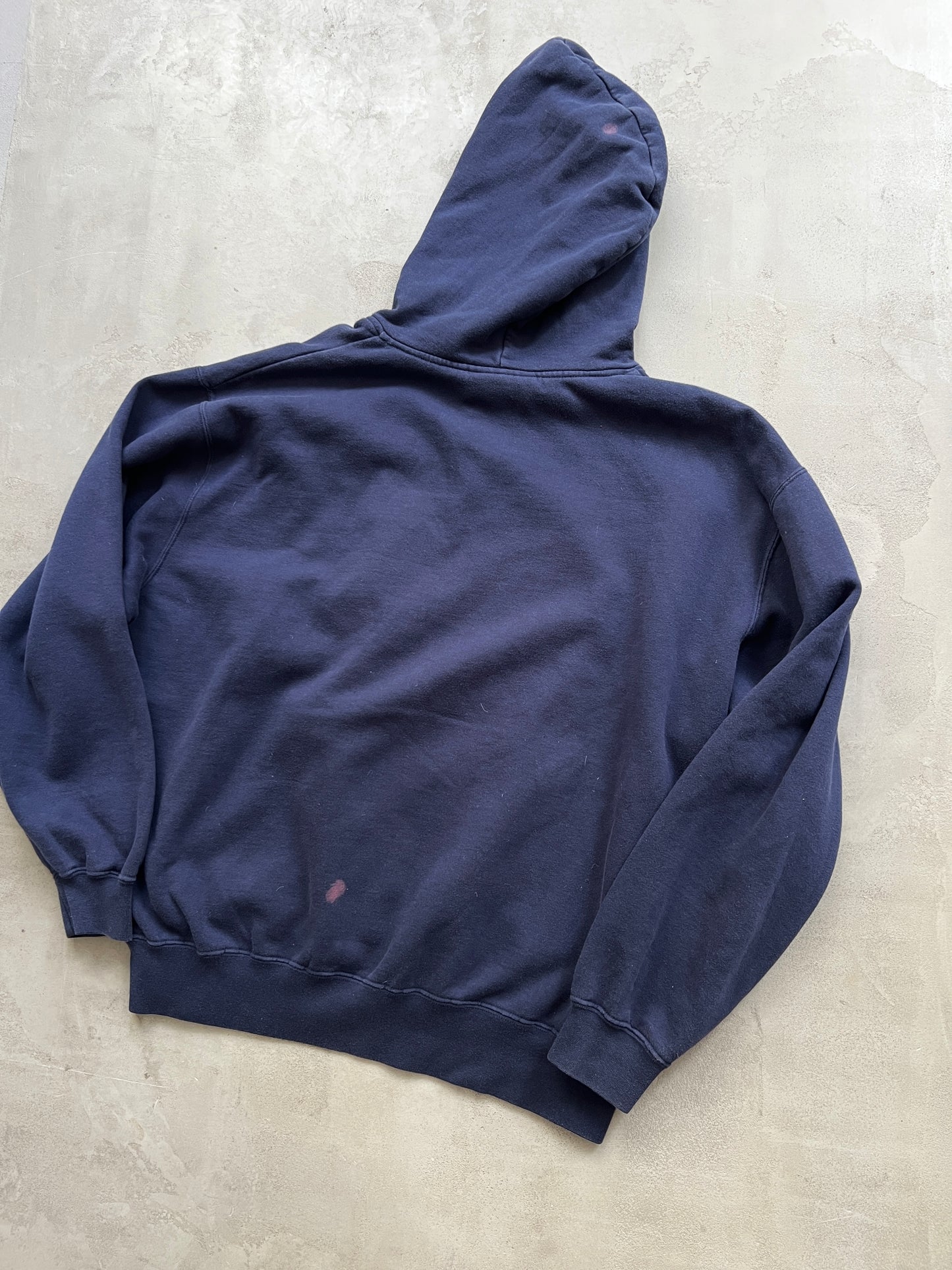 FADED NAVY YANKEES HOODIE - 2000S - L