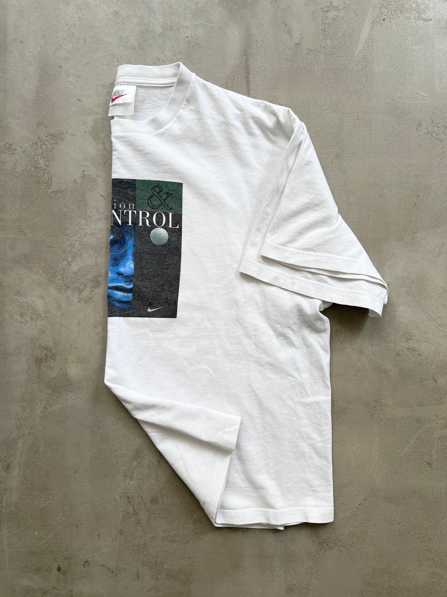 WHITE TIGER WOODS TEE - 1990S - S/M