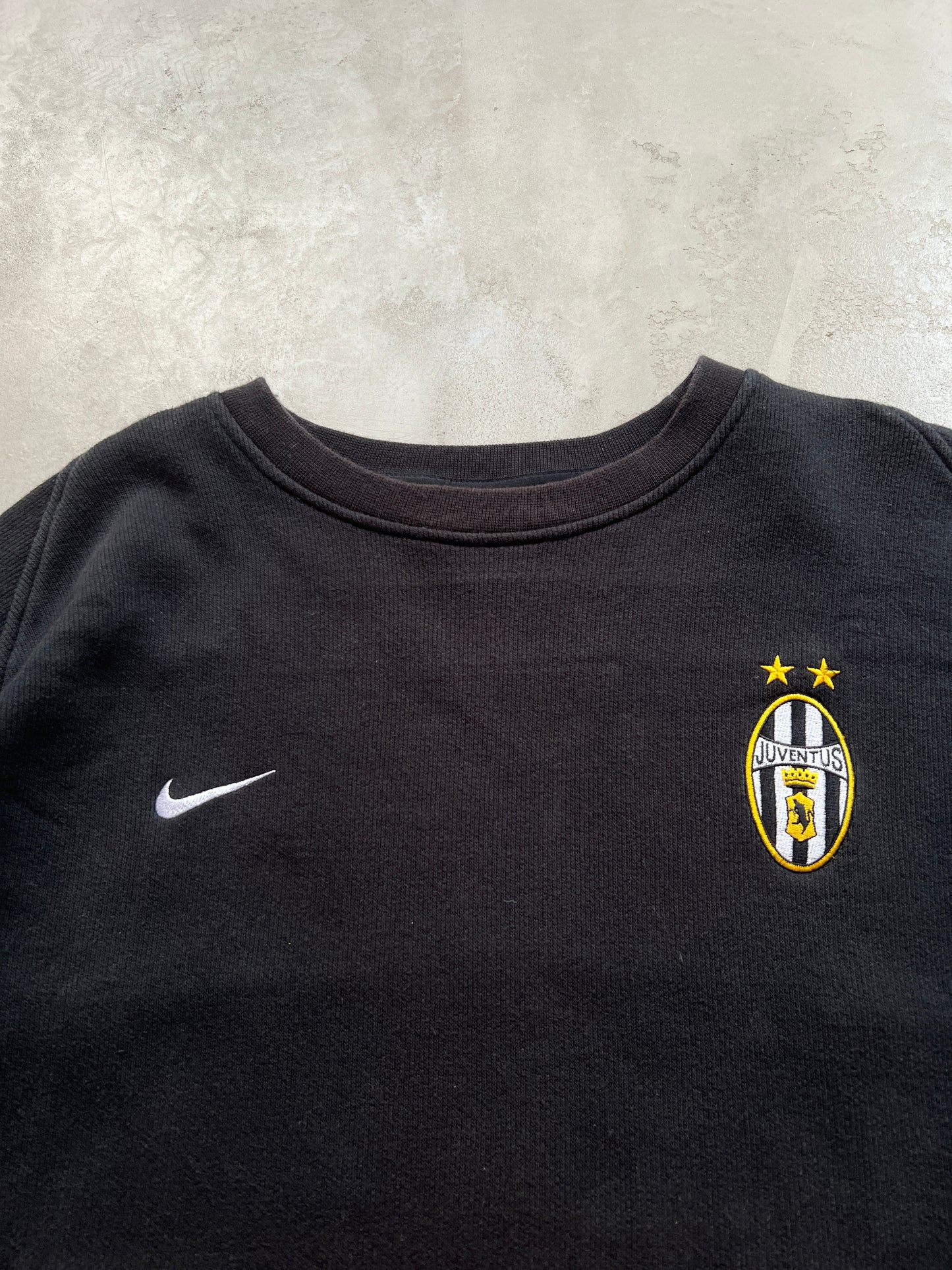 FADED BLACK JUVENTUS TURIN SWEATER - 2000S - XL