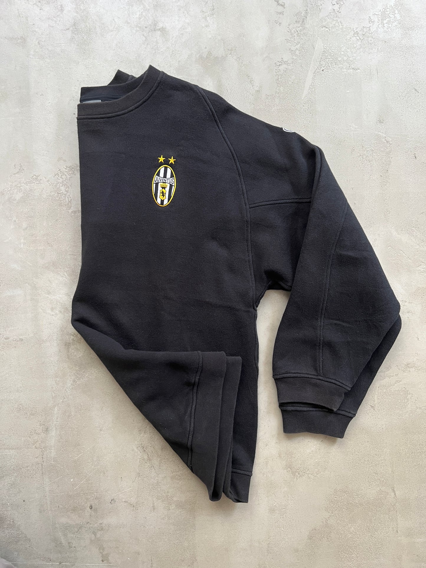 FADED BLACK JUVENTUS TURIN SWEATER - 2000S - XL