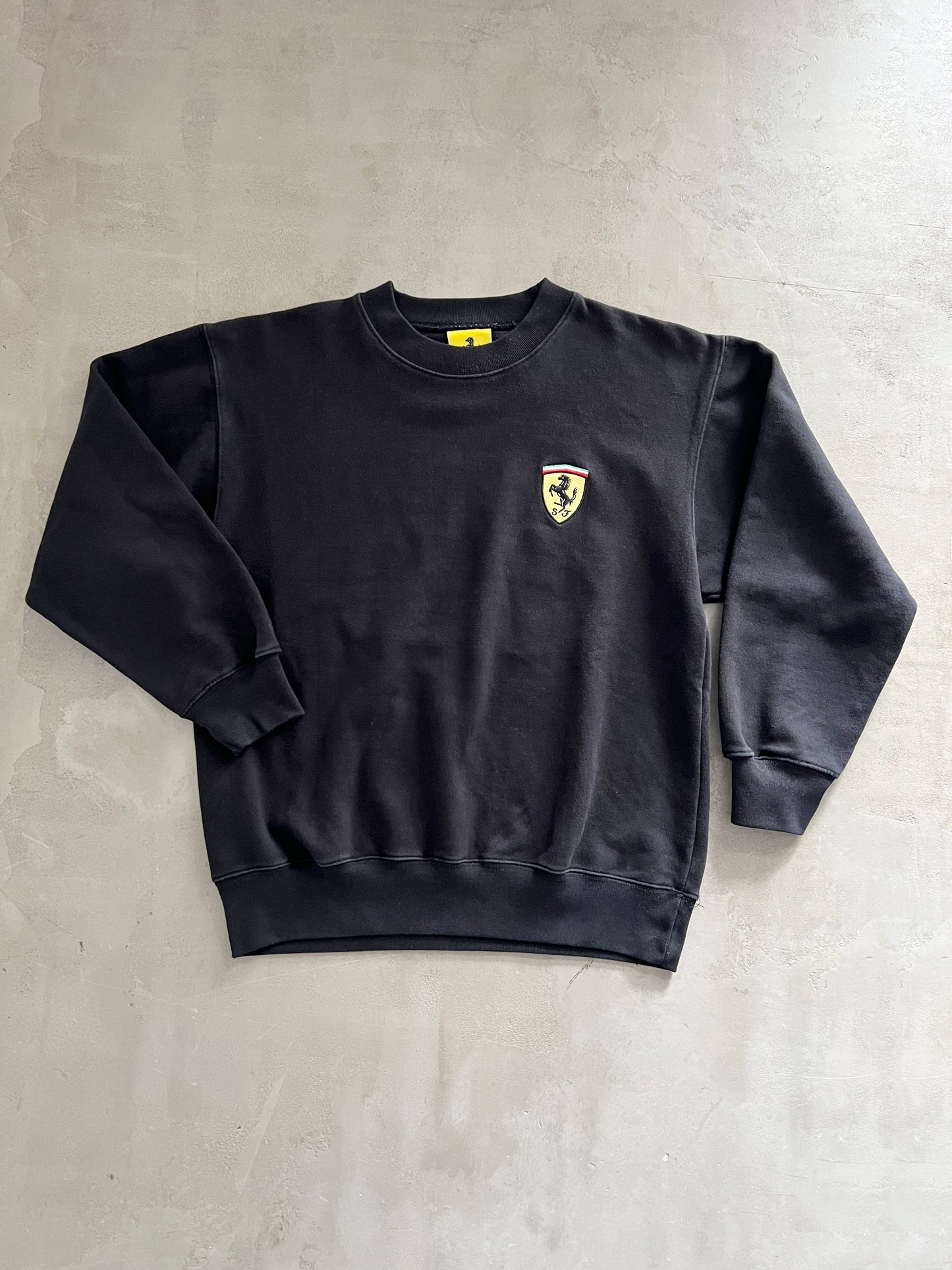 BLACK FERRARI SWEATER - 1998 - M/L