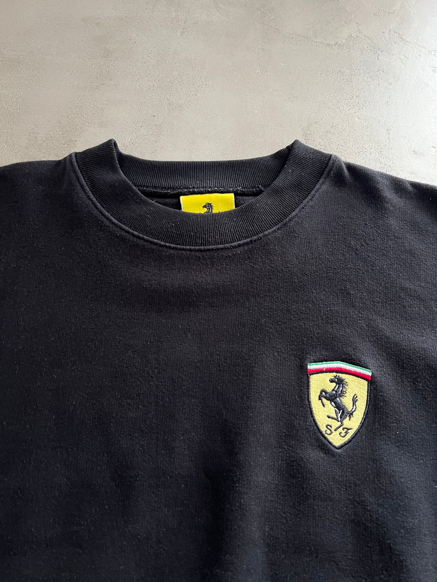 BLACK FERRARI SWEATER - 1998 - M/L