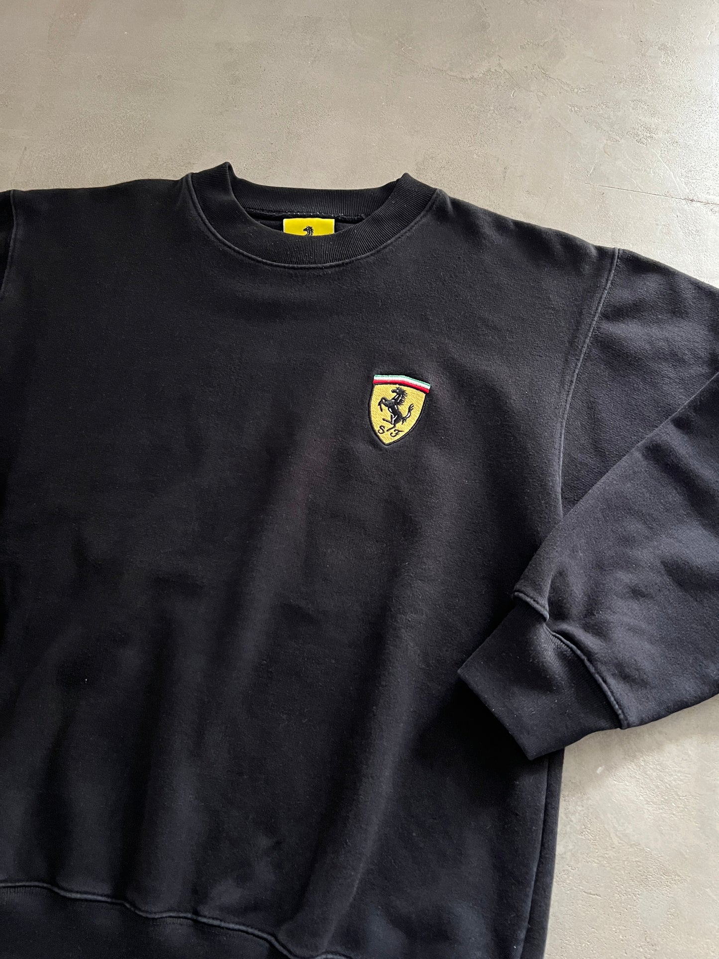 BLACK FERRARI SWEATER - 1998 - M/L