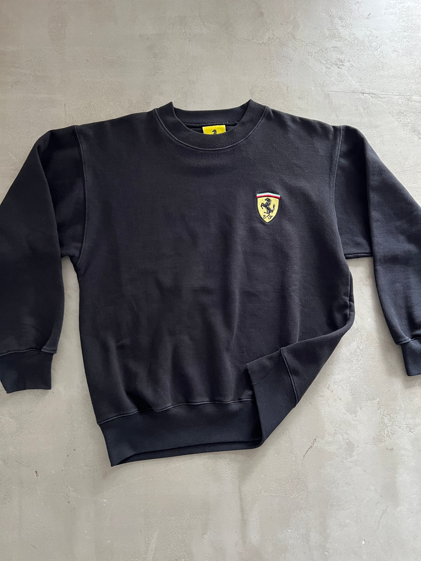 BLACK FERRARI SWEATER - 1998 - M/L