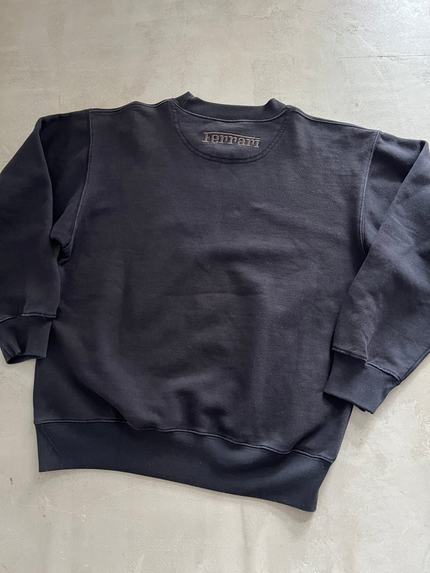 BLACK FERRARI SWEATER - 1998 - M/L