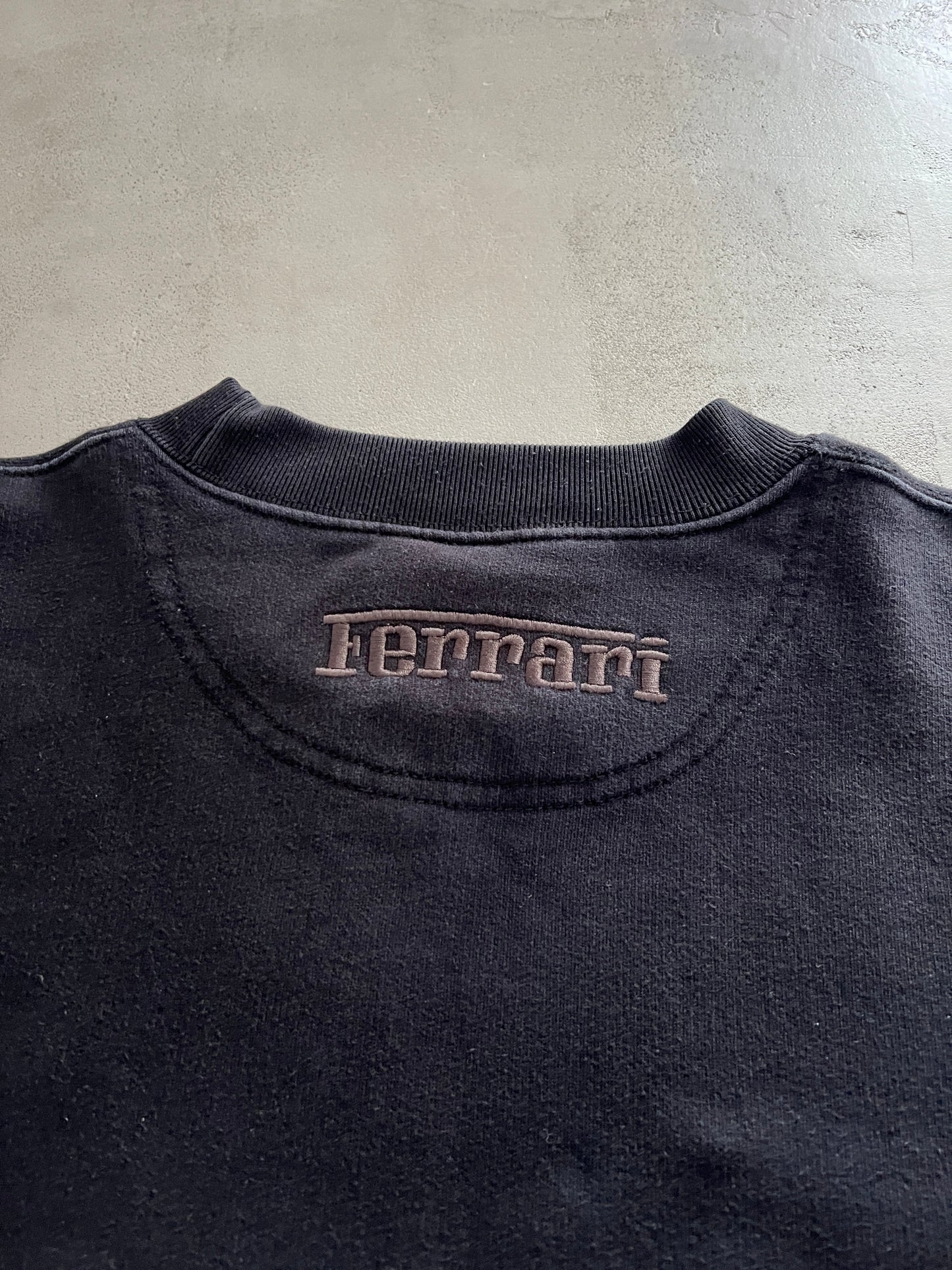 BLACK FERRARI SWEATER - 1998 - M/L