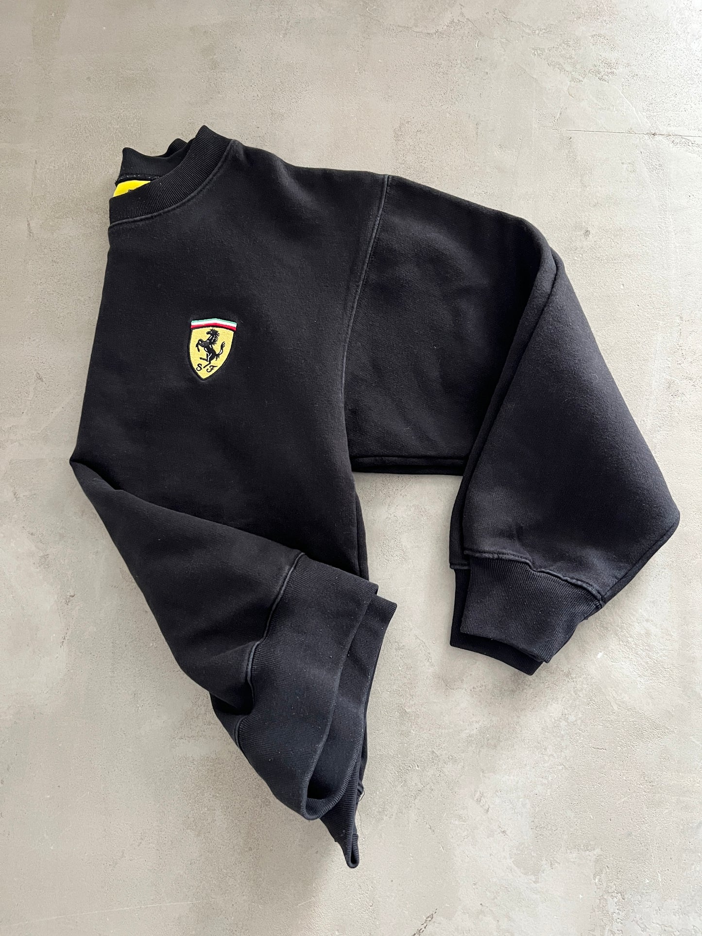 BLACK FERRARI SWEATER - 1998 - M/L